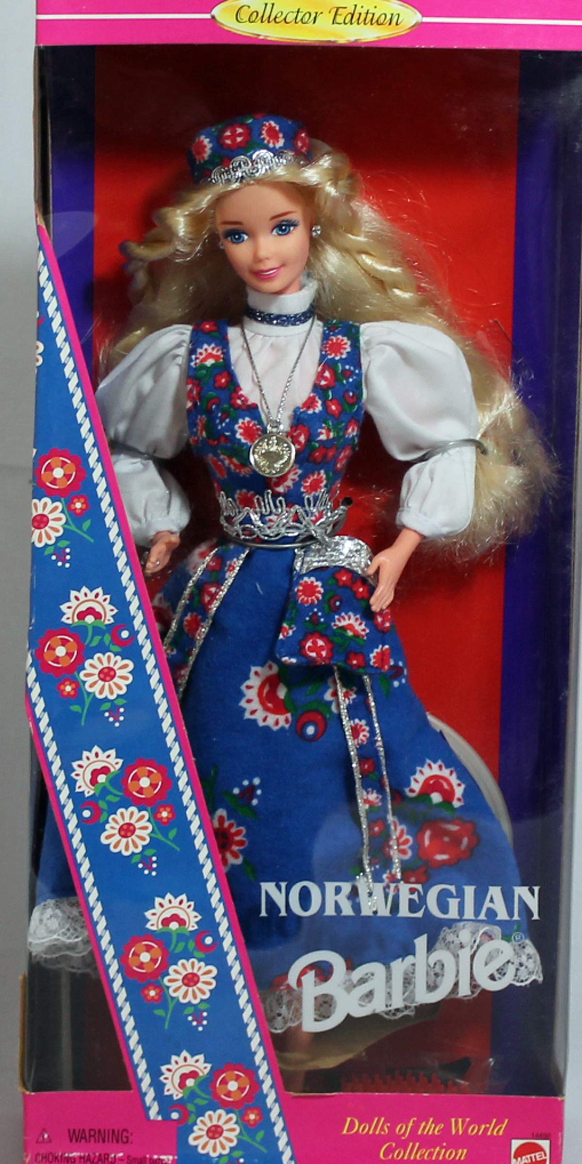 Norwegian Barbie Dolls of the World Collection - Authentic Traditional Costume Barbie Doll for Collectors & Kids - Perfect for Display, Gifts & Cultural Education