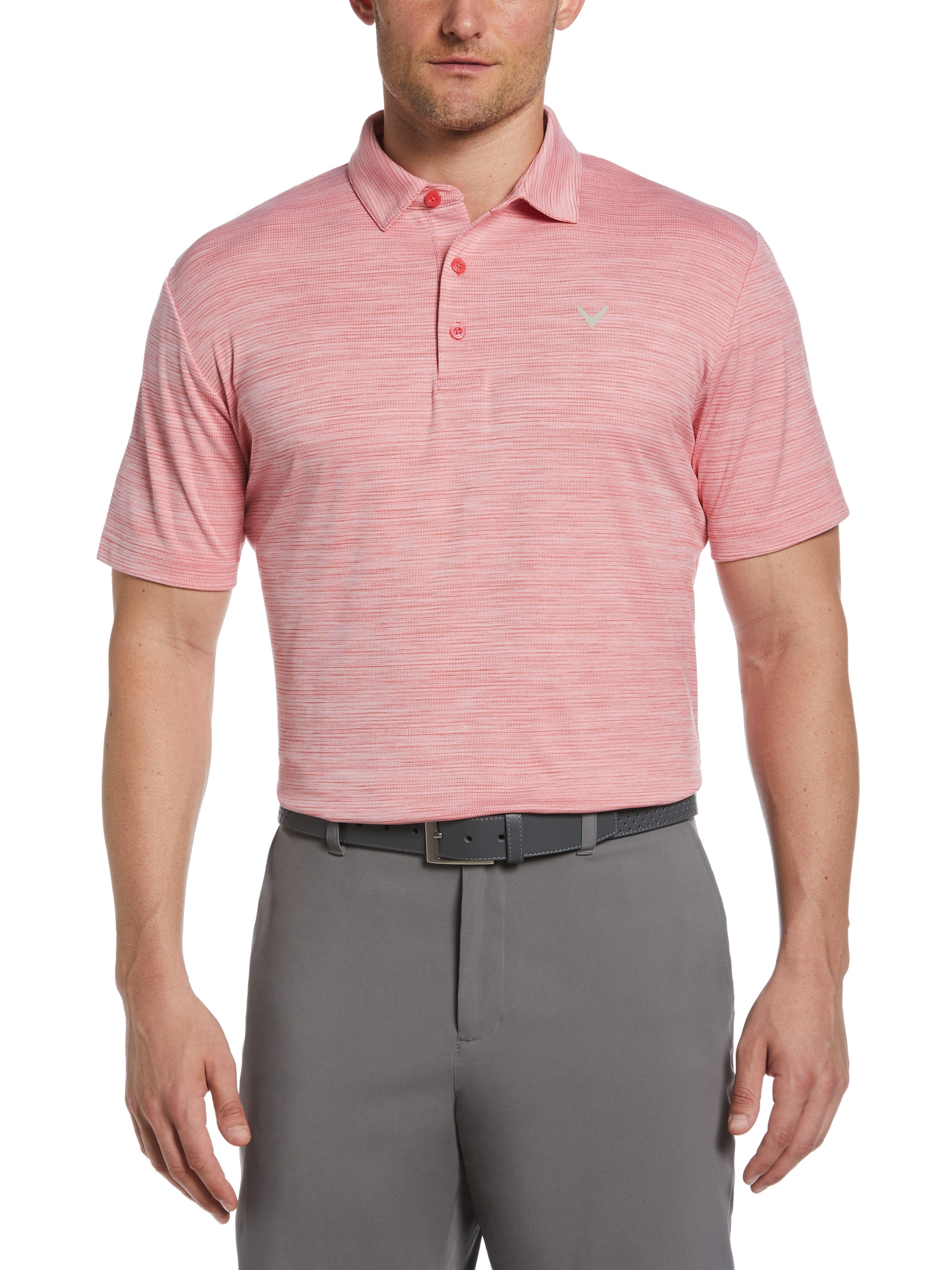 Men's Solid Texture Polo Shirt - Classic Casual Wear for Office, Golf & Everyday Outfits | Breathable & Comfortable
