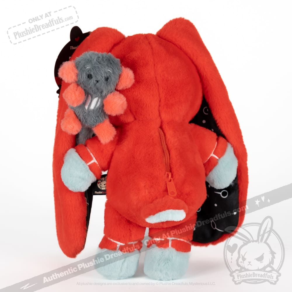 Plushie Dreadfuls Substance Use Disorder Bunny - Soft Stuffed Animal Toy for Mental Health Awareness & Comfort | Perfect for Therapy, Support Gifts, and Emotional Healing