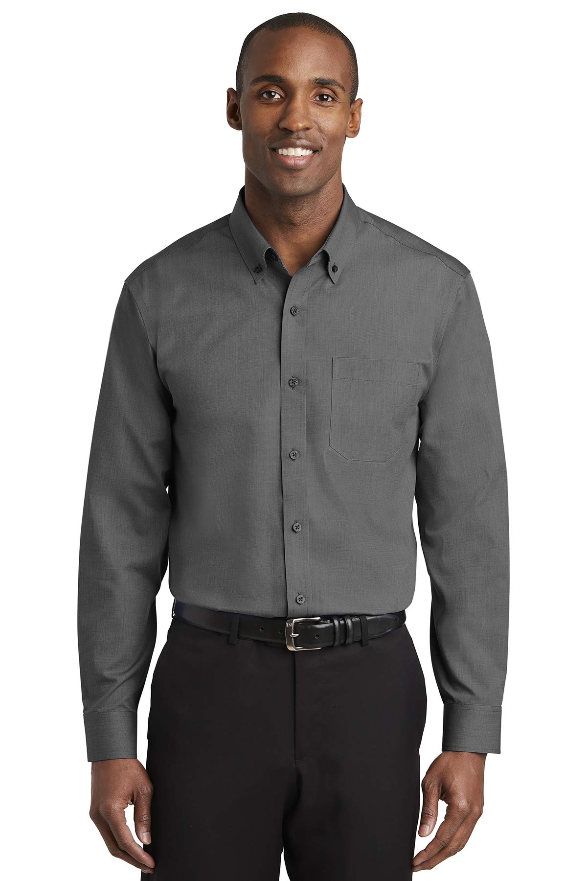 Red House Men's Tall Nailhead Non-Iron Dress Shirt - Premium Wrinkle-Free Formal Business Shirt for Office, Wedding & Special Occasions
