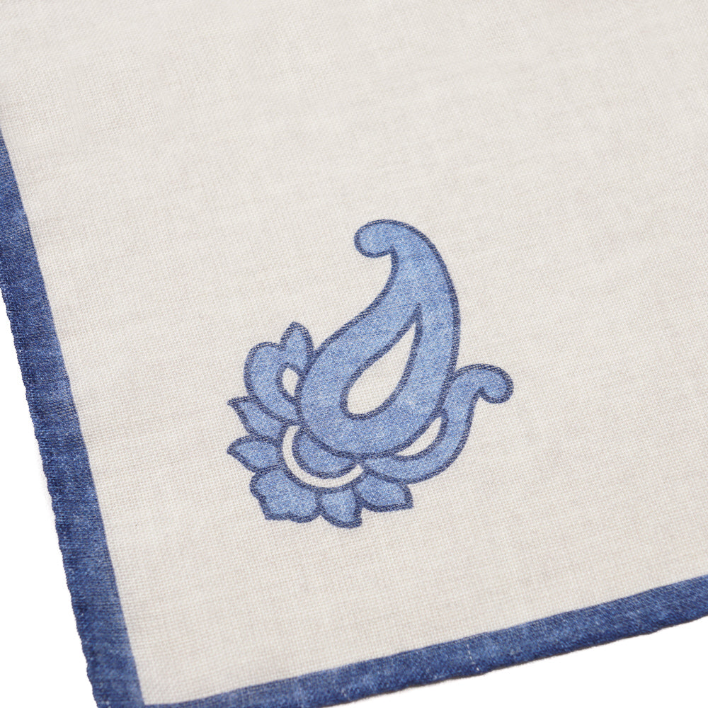 Luxury Roda Wool Silk Pocket Square - Premium Handkerchief for Men's Formal Wear - Perfect for Weddings, Business Meetings & Special Occasions