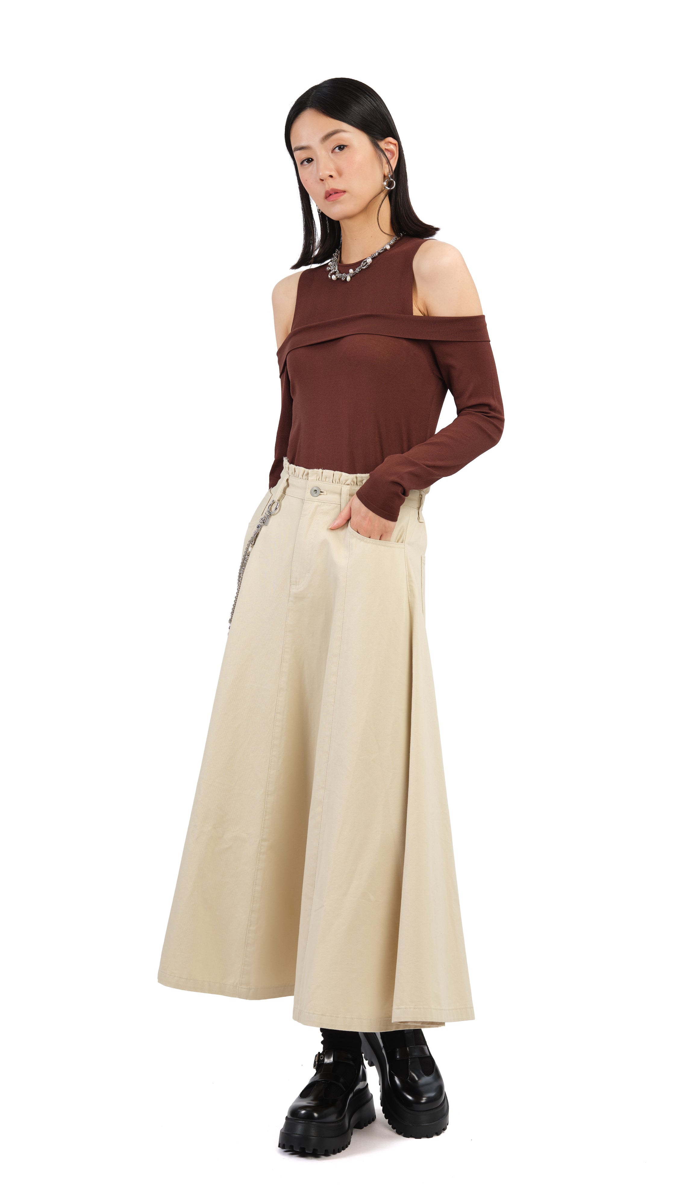 Women's Off Shoulder Sweater - Soft Knit Pullover Top for Fall & Winter | Casual Chic, Date Night, Layering Essential