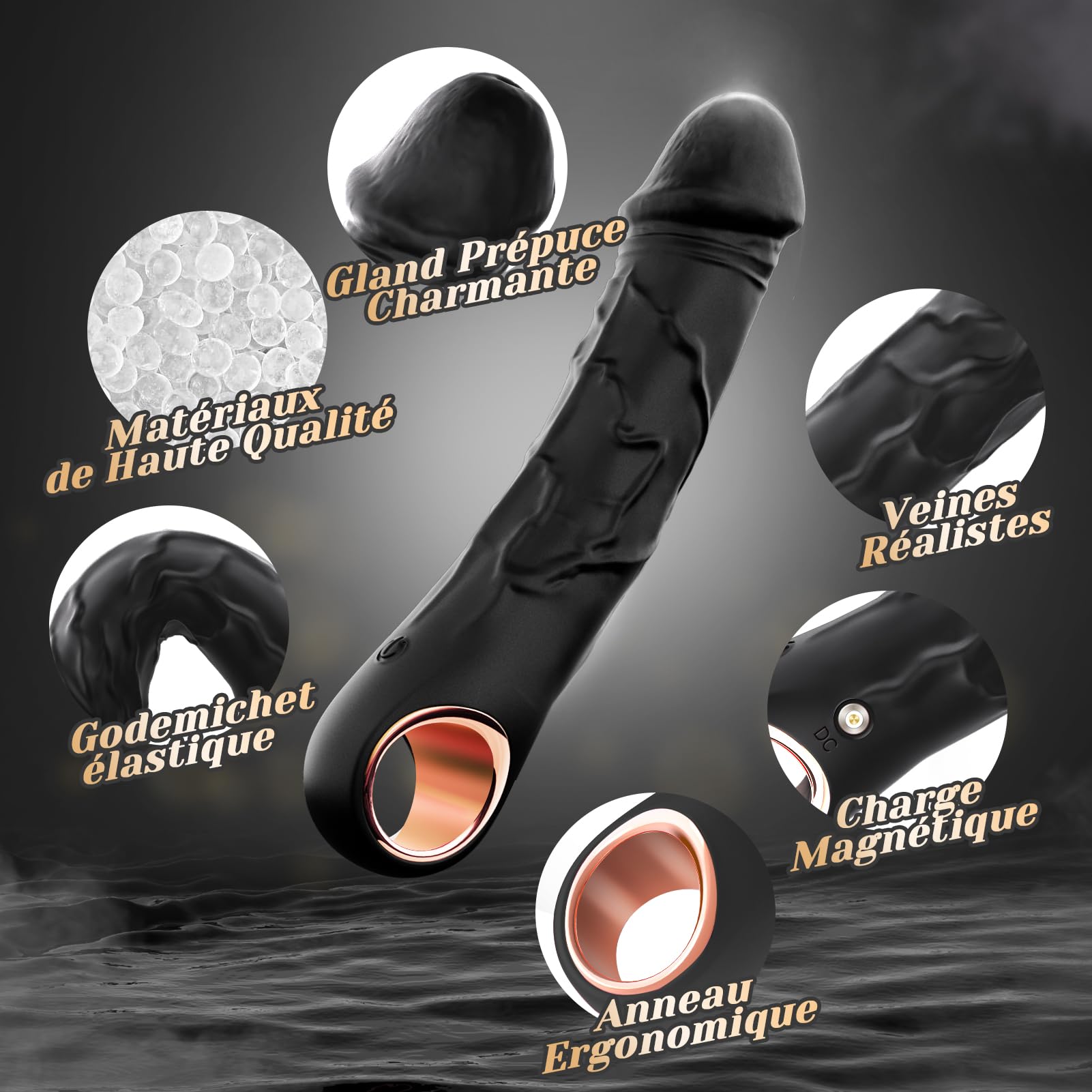 Premium 10-Speed Vibrating Massager for Women - G-Spot & Clitoral Stimulation Sex Toy, Silicone Dildo for Couples & Solo Play - Enhance Intimacy & Pleasure in the Bedroom