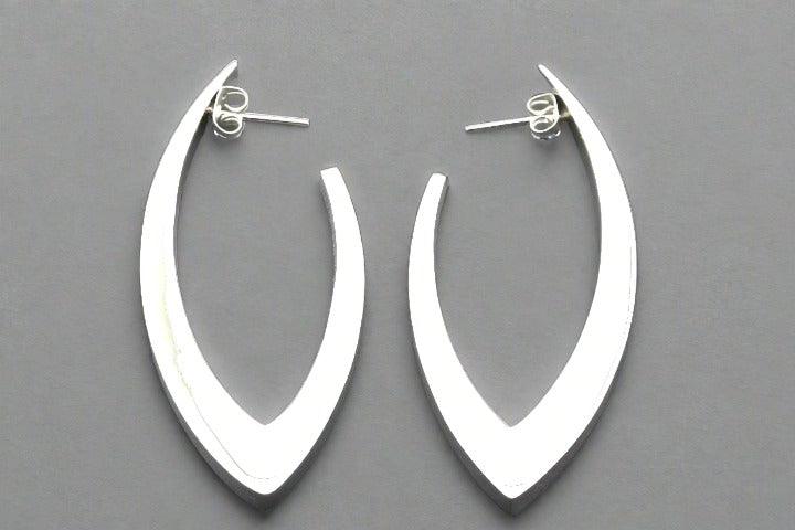 Eclipse Drop Stud Earrings - Sterling Silver 925 Hypoallergenic Dainty Jewelry for Women - Perfect for Everyday Wear, Parties & Gifts
