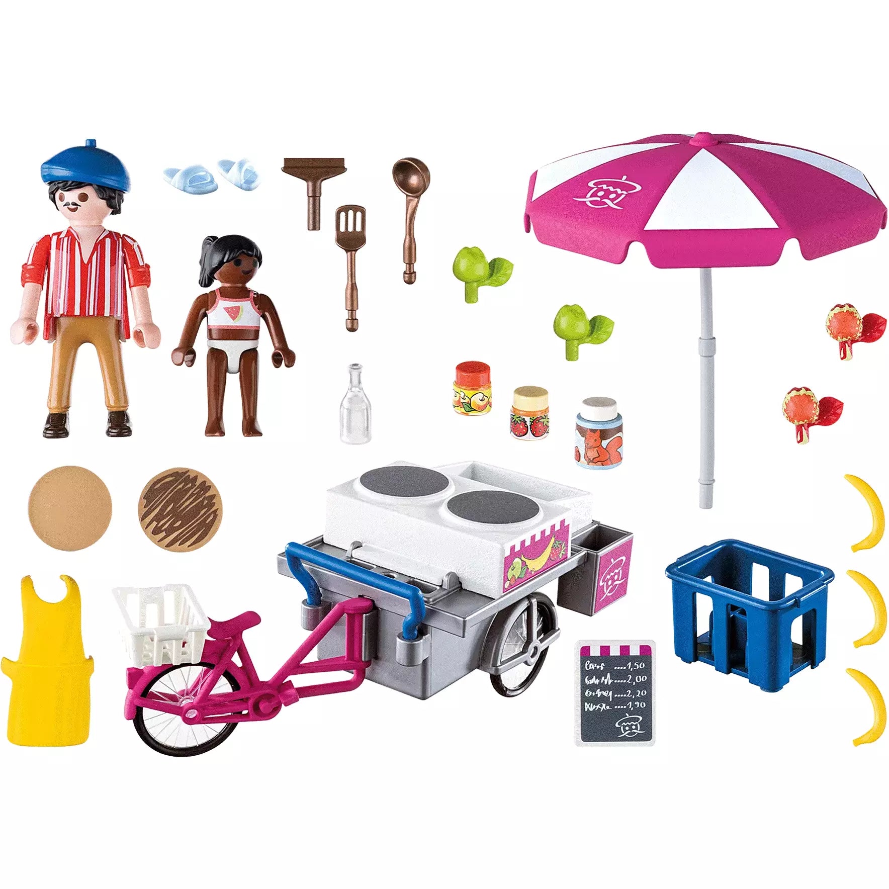 Crepe Cart 70614 - Portable Crepe Maker for Home & Commercial Use | Perfect for Breakfast, Desserts & Street Food Business