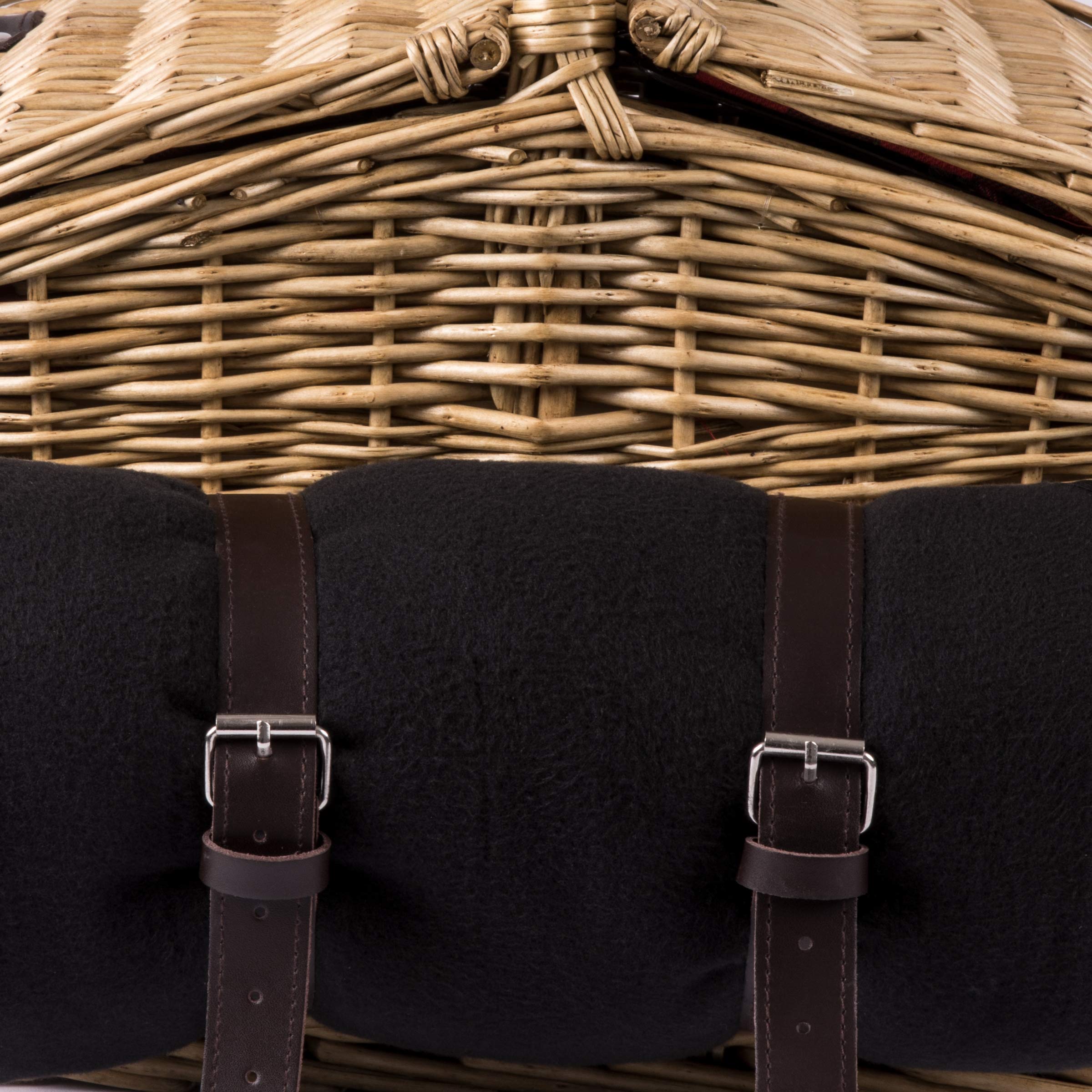 Pendleton Women's Rob Roy Picnic Basket - Insulated One Size Picnic Tote with Removable Straps for Outdoor Gatherings, Beach Trips & Camping Essentials