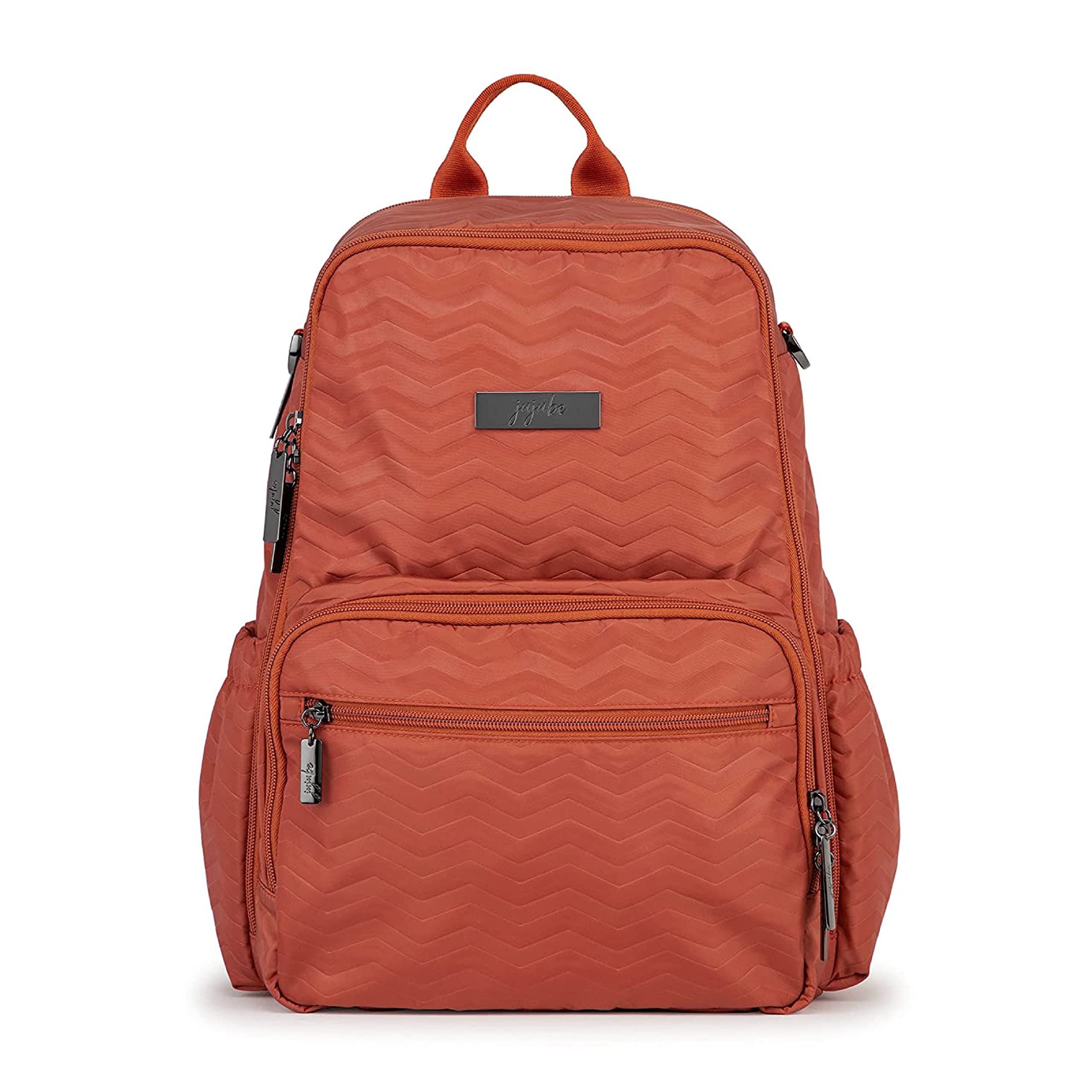 JuJuBe Zealous Diaper Bag Backpack - Stylish & Functional Baby Travel Bag with 9 Pockets for Moms - Perfect for Daycare, Outings & Family Trips