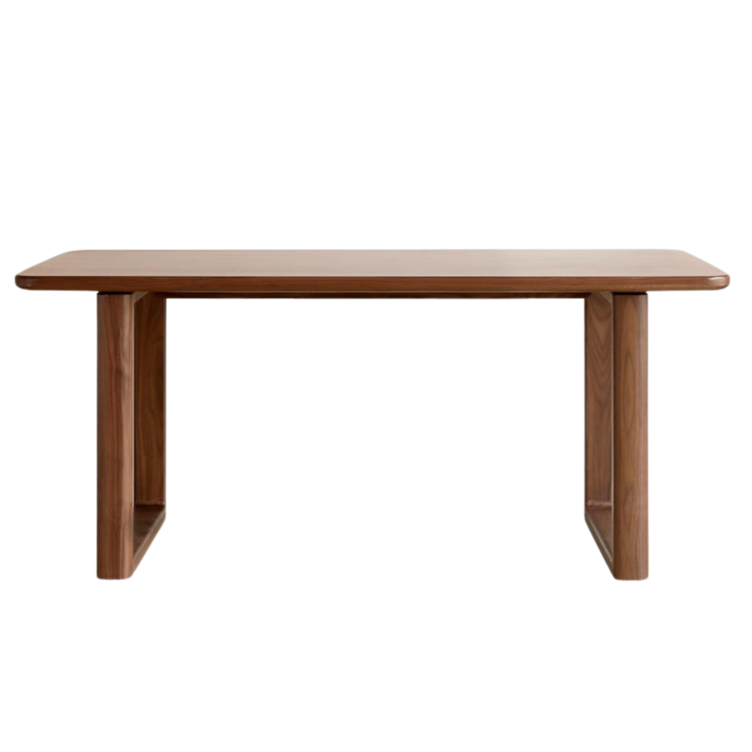 Solid Oak, Ash & Black Walnut Large Dining Table - Rustic Farmhouse Style Wooden Dining Room Table for Family Gatherings & Dinner Parties