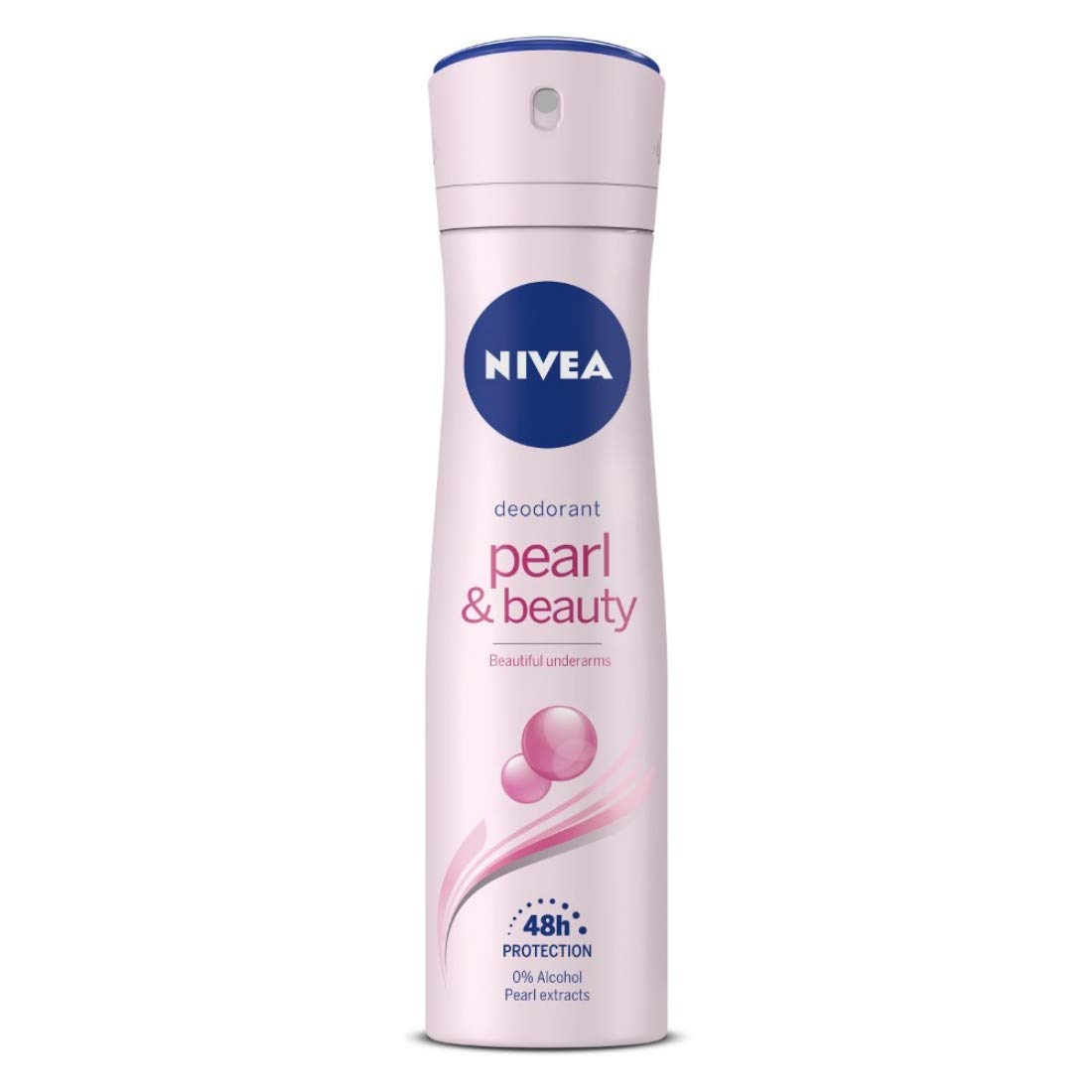 NIVEA Women's Whitening Smooth Skin Deodorant Roll-On 50ml & Pearl & Beauty Deodorant 150ml – Fresh All Day for Workouts & Daily Use