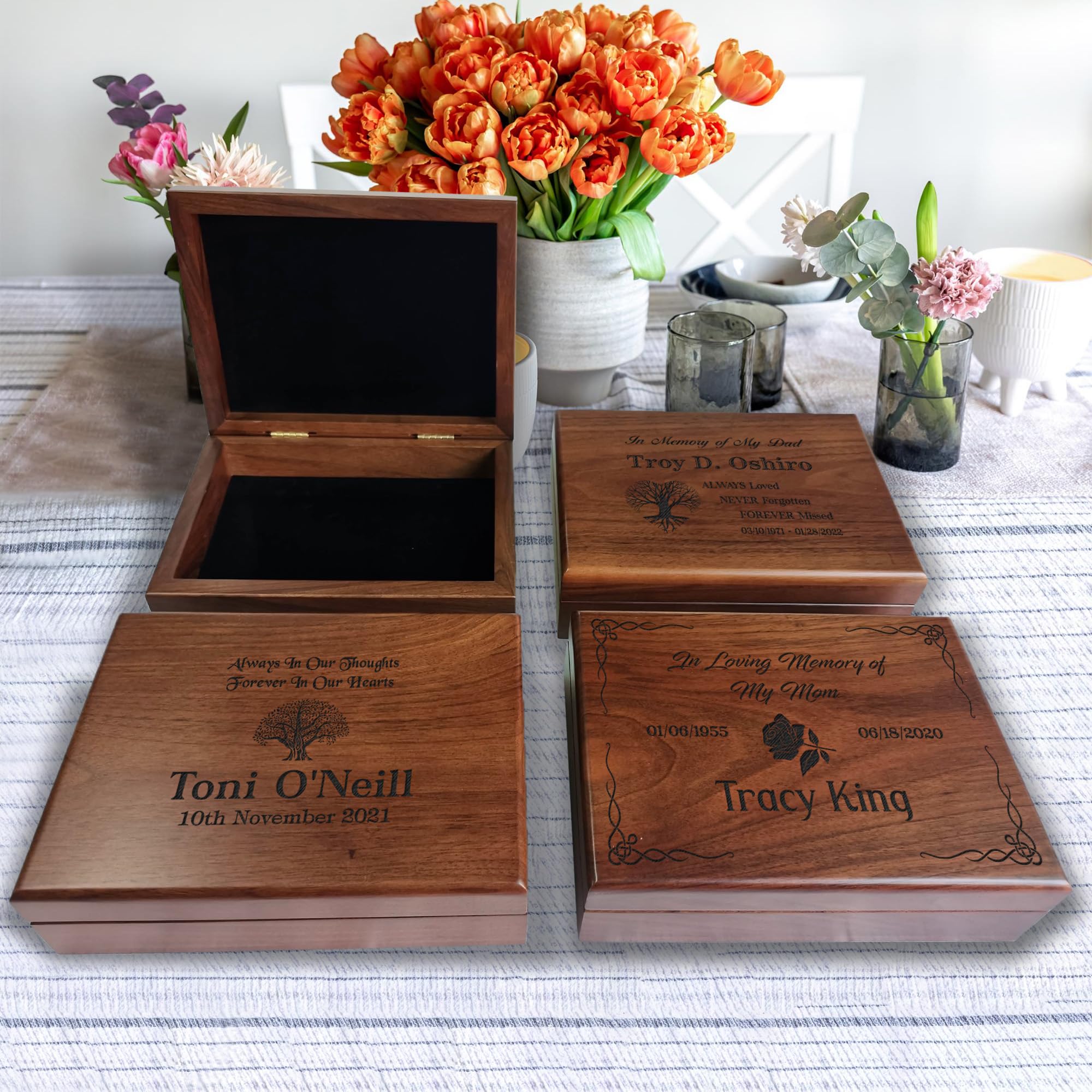 Memorial Gift Box for Mom - Sympathy Keepsake to Honor Mother's Memory | Thoughtful Bereavement Gift for Loss of Mother | Perfect for Remembrance Ceremonies, Memorial Services & Cherishing Precious Moments