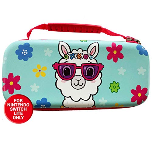 Llama Protective Carry Case for Nintendo Switch & Switch Lite - Shockproof Travel Storage Pouch with Soft Lining - Perfect for Gaming On The Go, Commuting & Travel Accessories