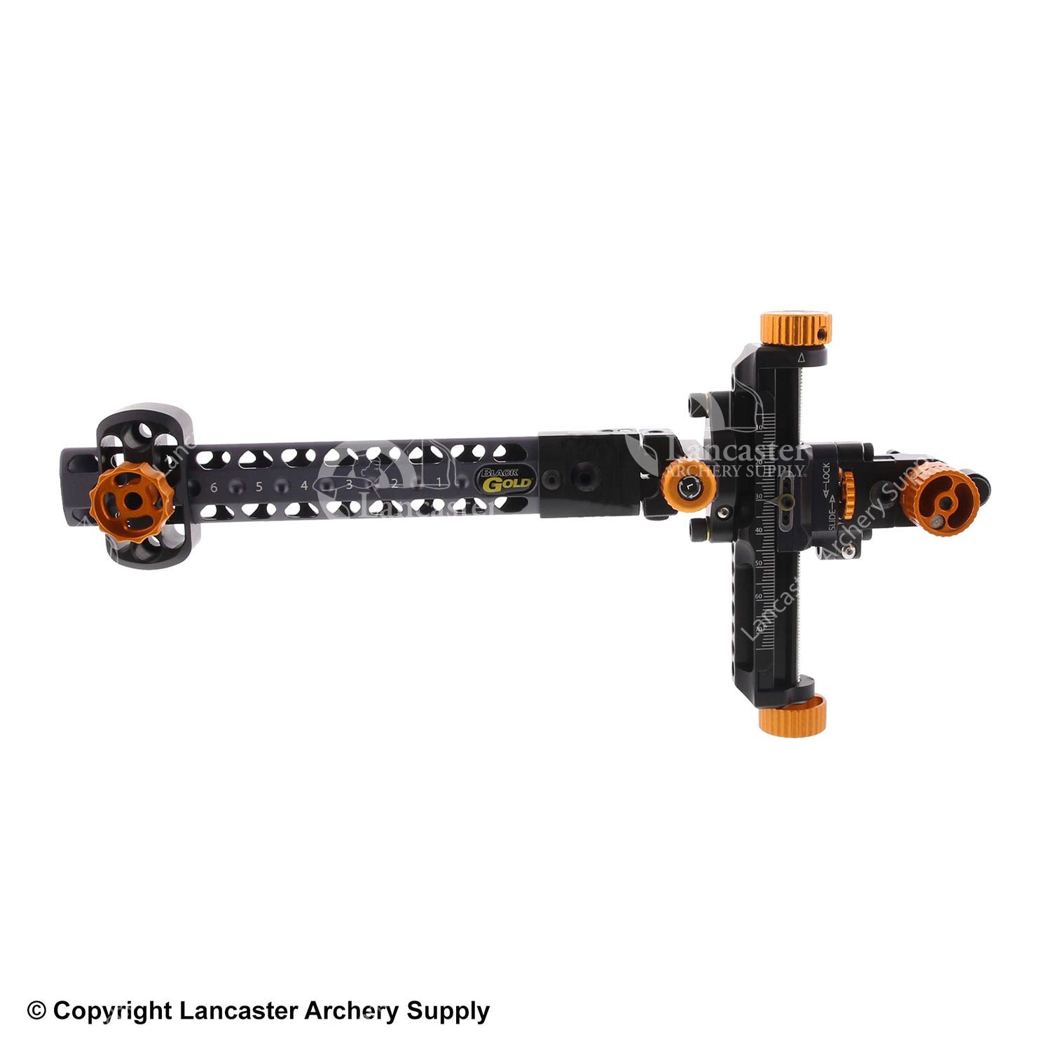 Black Gold Competition 2A Sight with 6 Wing Truss Dovetail - Precision Archery Sight for Target Shooting & Bow Hunting | Perfect for Outdoor Sports & Tournament Competitions
