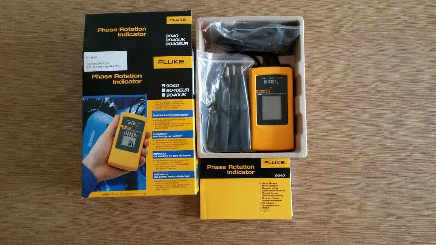 100% Authentic F9040 9040 3 Phase Rotation Indicator Motor Drive Tester Meter 700V - Professional Electrical Testing Tool for Industrial Motors, HVAC Systems & Power Equipment