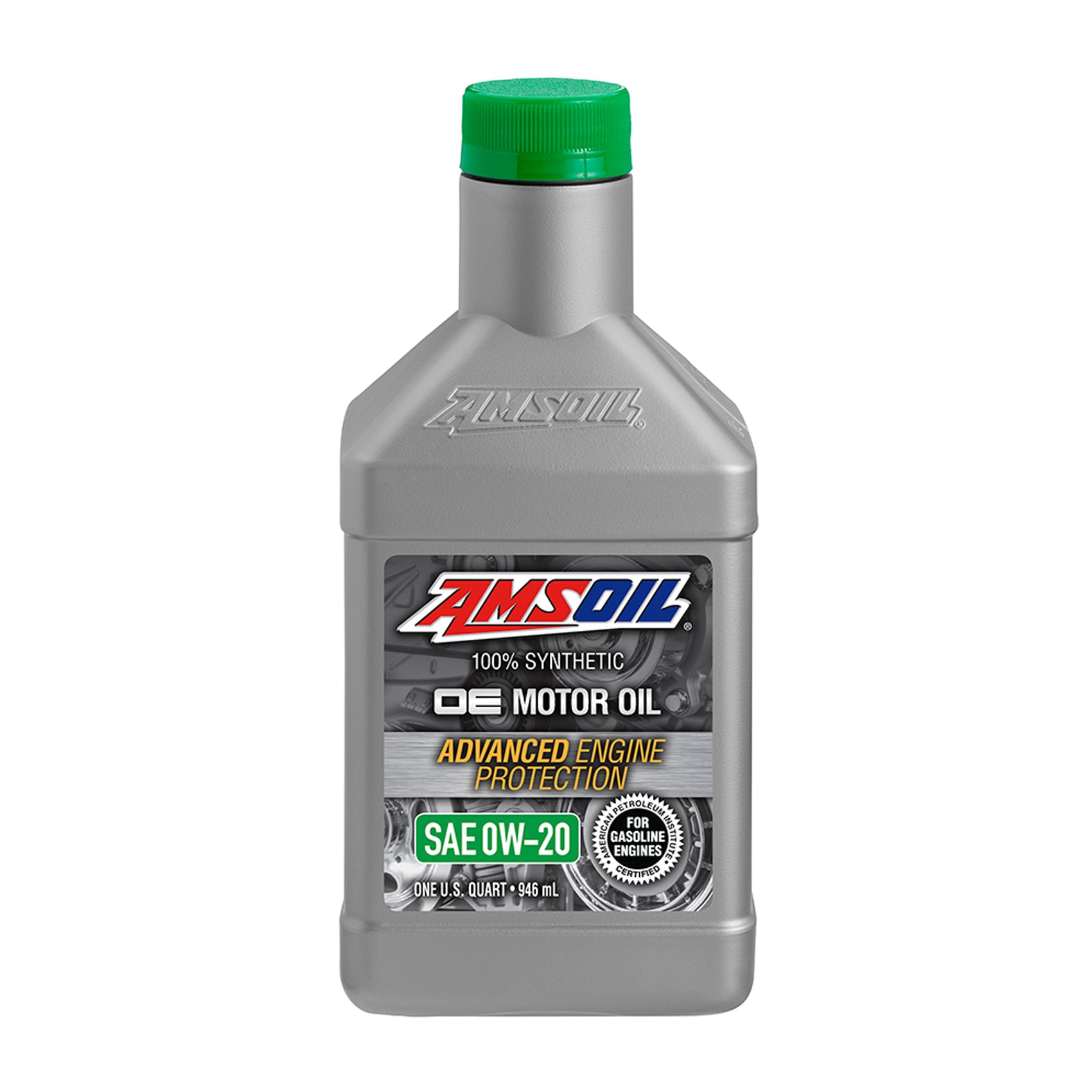 AMSOIL OE 0W20 Full Synthetic Motor Oil - 1 Quart (32 oz) - Advanced Engine Protection for Cars, Trucks & SUVs - Ideal for Daily Commuting & Extreme Weather Conditions