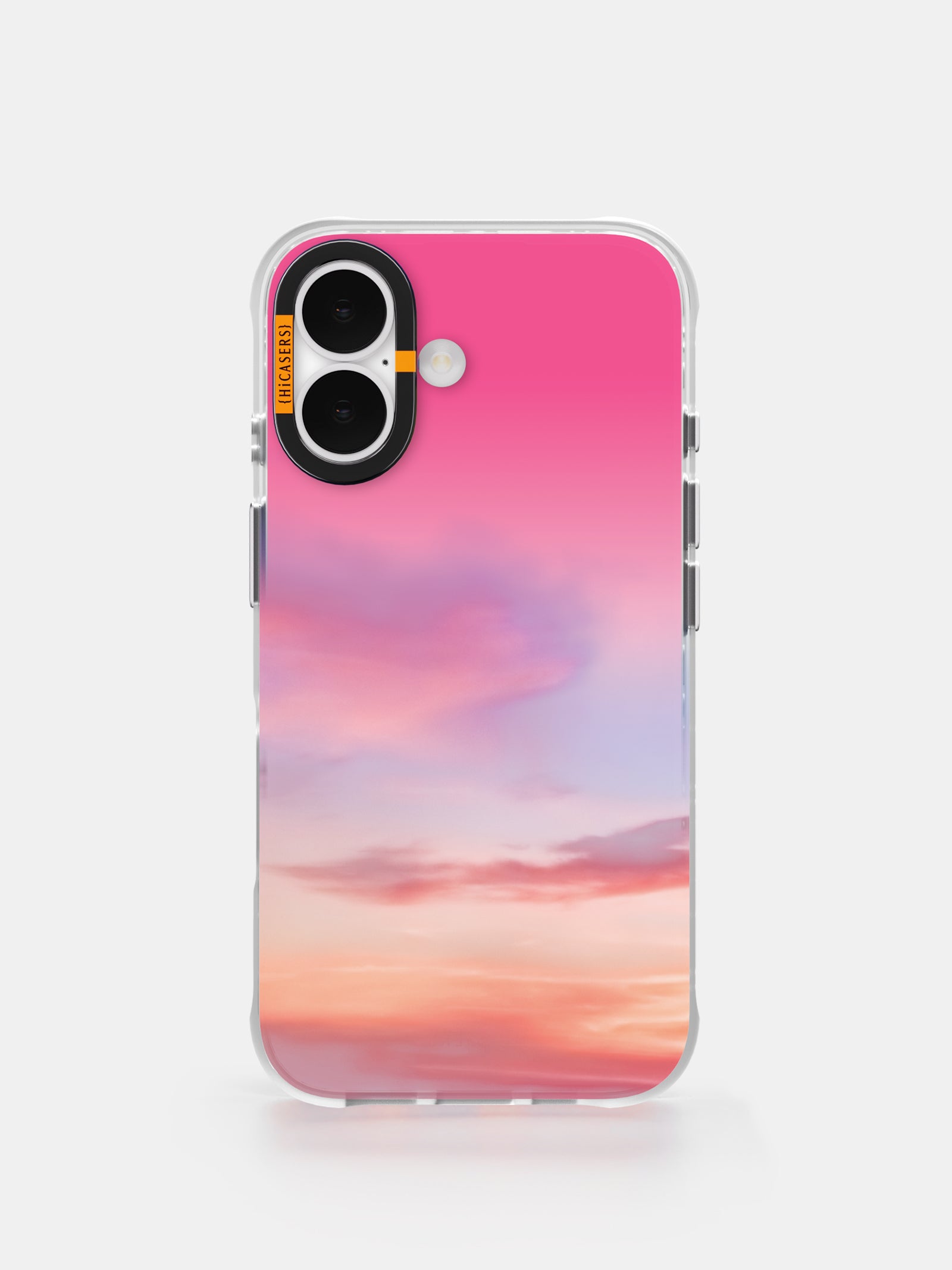 Cloudscape Iridescent Phone Case - Hot Pink | Shimmering Protective Cover for iPhone & Samsung | Perfect for Everyday Use, Parties & Gifts