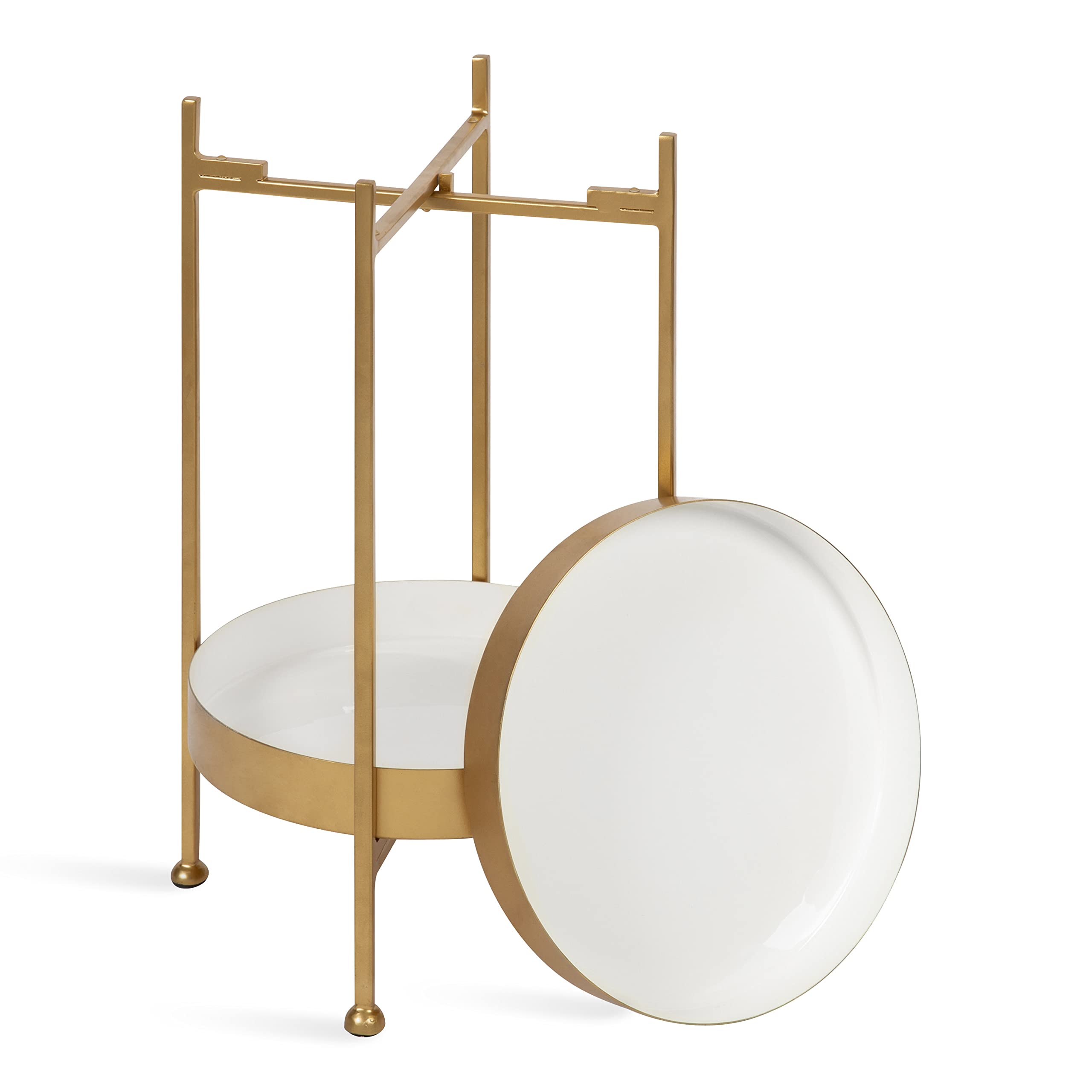 Kate and Laurel Nira Two-Tier Modern Side Table - 15