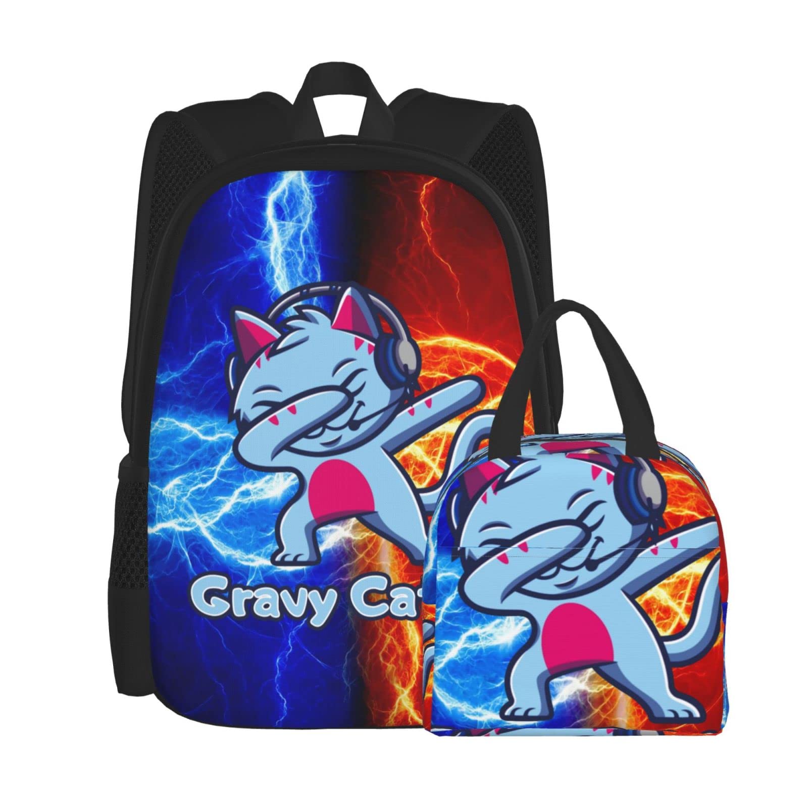 **Gravy-Cat-Man Travel Backpack - Lightweight Laptop Backpack for Men & Women, College Student, Business, Hiking & Outdoor Adventures - Perfect for Work, School & Travel**