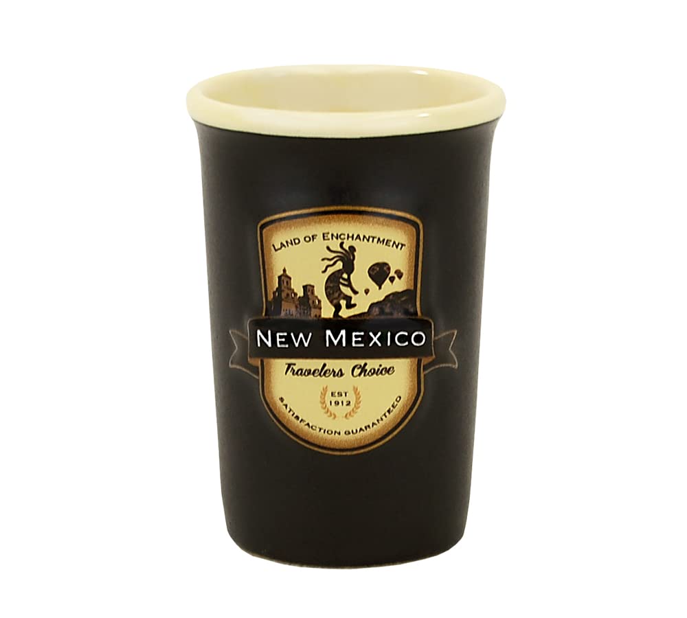 Americaware SESNMX01 New Mexico Emblem Shot Glass - 16oz State Pride Collectible Drinking Cup for Beer, Cocktails & Beverages - Perfect for Parties, Tailgating & Home Bar Decor