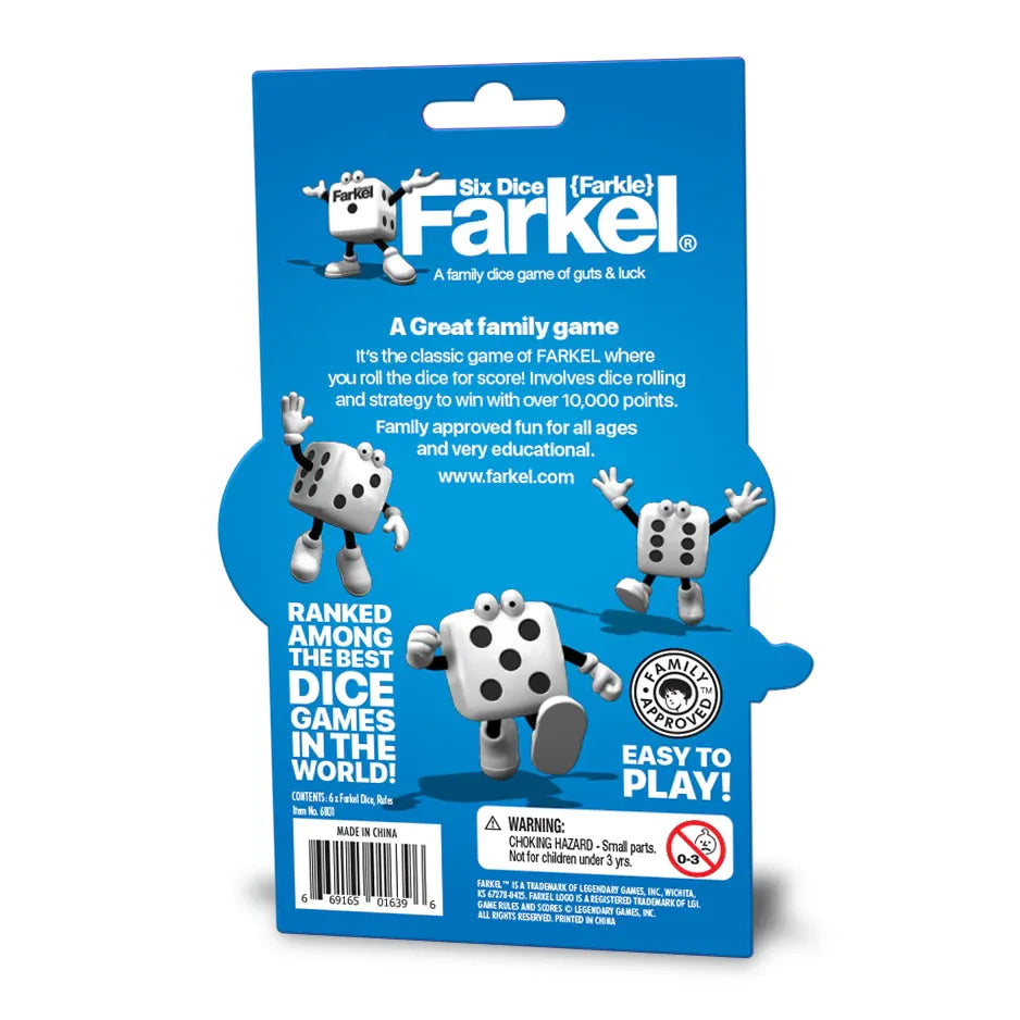 Farkel Dice Tube - Portable Dice Holder for Farkel Game - Perfect for Travel, Camping, and Family Game Nights