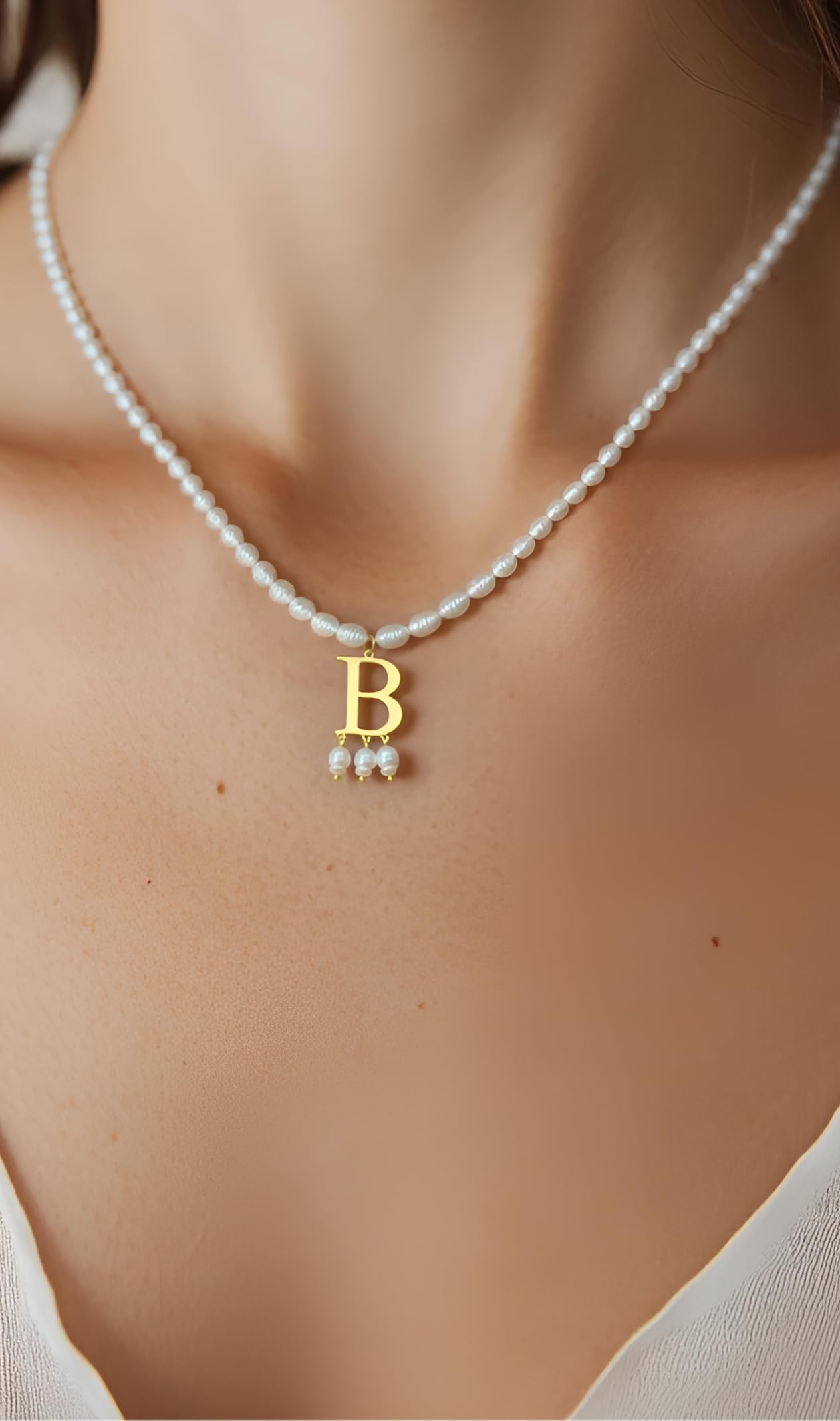 Anne Boleyn Inspired Personalized Freshwater Pearl Necklace - 925 Sterling Silver Pendant Jewelry for Bridesmaids, Mothers & History Lovers | Perfect for Weddings, Anniversaries & Special Occasions