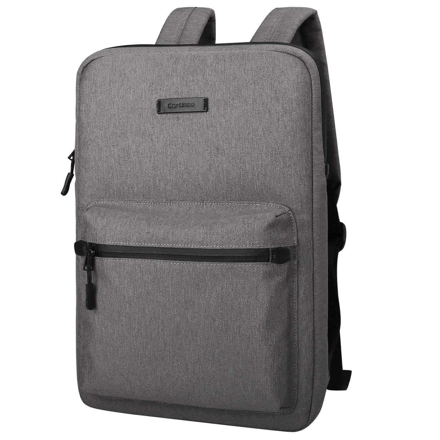 YOUPECK Slim Business Backpack for Men - Lightweight Water Resistant Laptop Bag Fits 14 15 15.6 Inch Laptops - Perfect for Office Work, Business Travel & Daily Commute