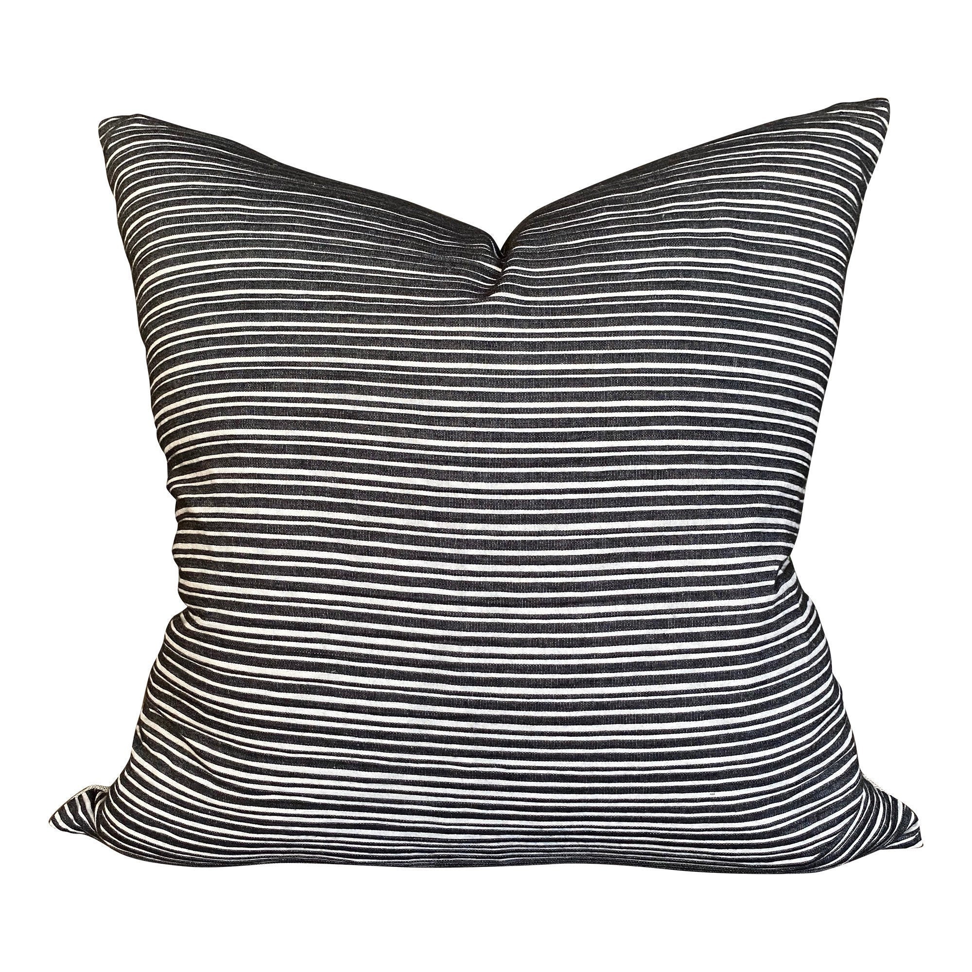 Chiangmai Native Cotton Layer Pillow Cover - Black | Ready to Ship | Home Decor & Bedroom Styling Accessory