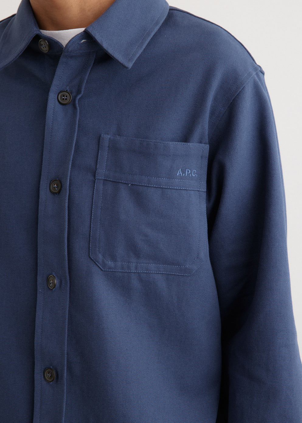 Basile Embroidered Chest Overshirt for Men - Stylish Casual Layering for Fall & Winter Fashion