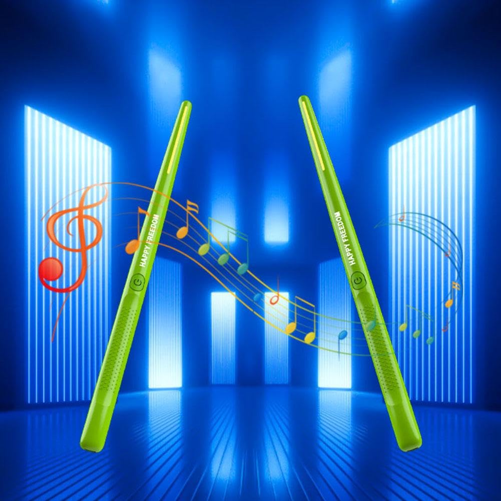 Electric Air Drumsticks - Virtual Air Drum Set for Adults & Kids | Electronic Drum Sticks for Beginners | Perfect Gift for Music Lovers & Kids | Practice Anywhere - Home, School, or Outdoor Play
