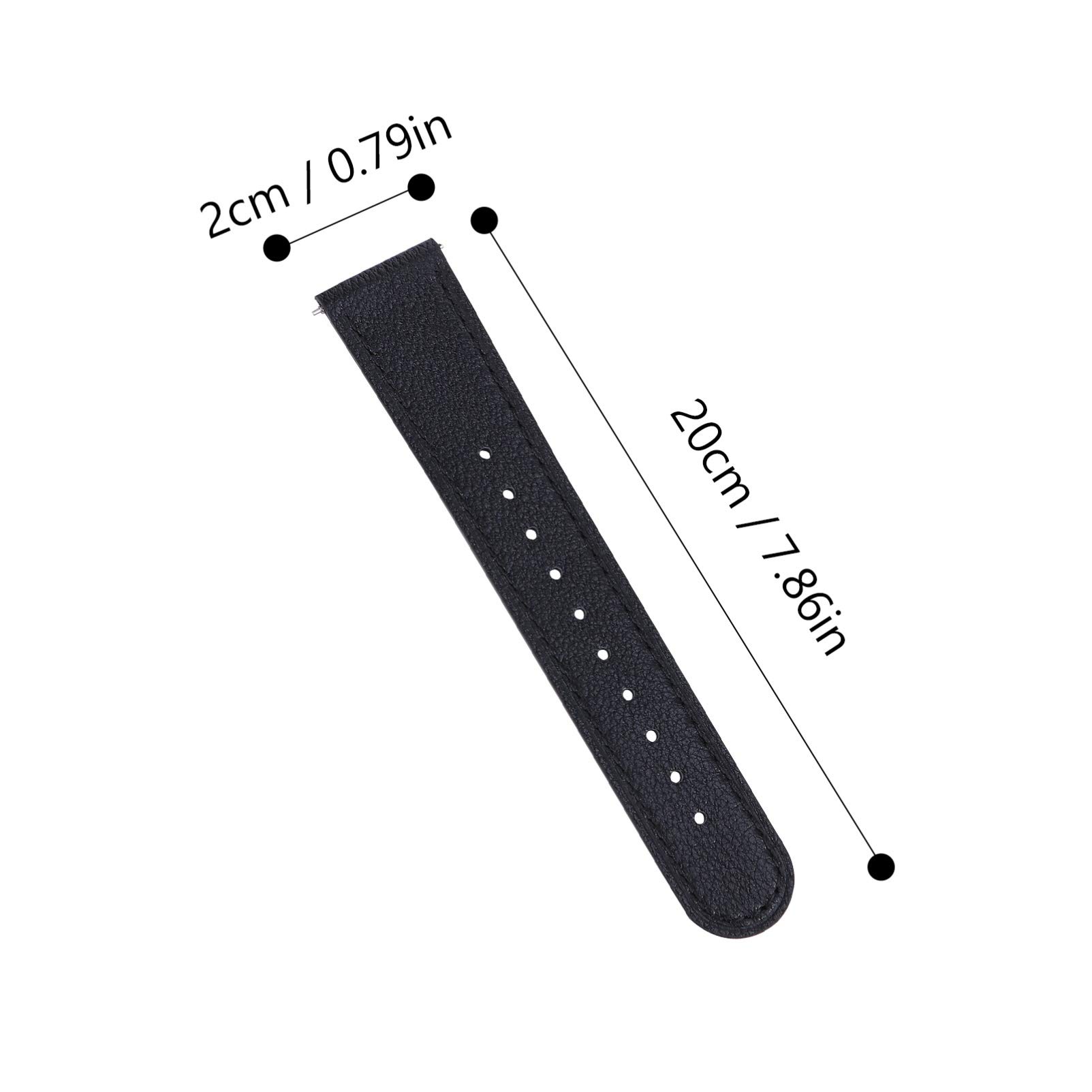 Premium Leather Watch Band Replacement - Hemobllo Genuine Leather Strap for Men & Women - Compatible with Apple Watch, Samsung, Fitbit - Ideal for Daily Wear, Business & Casual Outfits