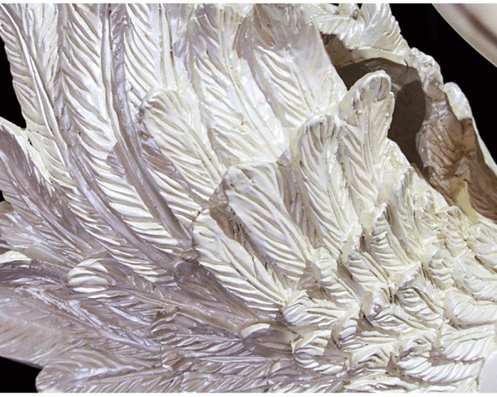 Elegant Resin Swan Sculpture Set - Pearl White Animal Figurines for Home Decor, Living Room Display & Unique Gift Idea | Perfect for Wedding Centerpieces, Garden Ornaments & Housewarming Presents