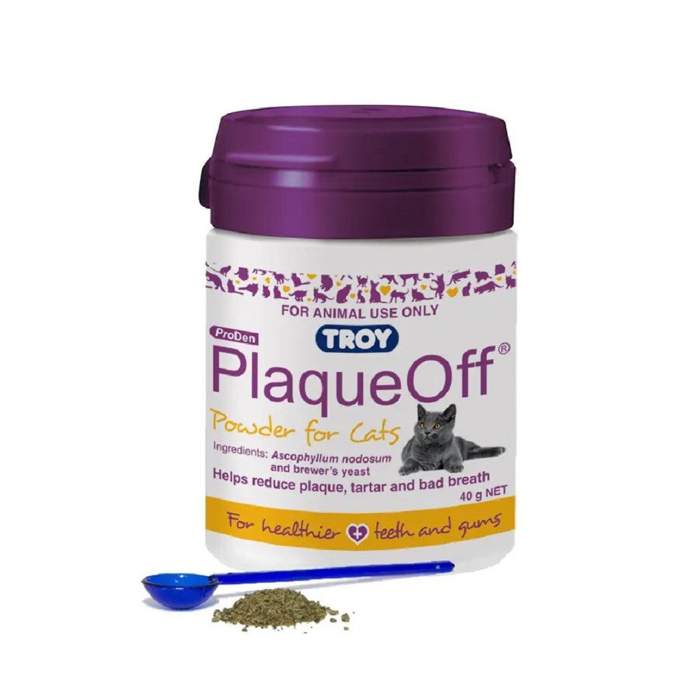ProDen PlaqueOff Powder for Cats - Dental Care & Tartar Control | Natural Oral Hygiene Solution for Cats | Use for Daily Teeth Cleaning & Fresh Breath