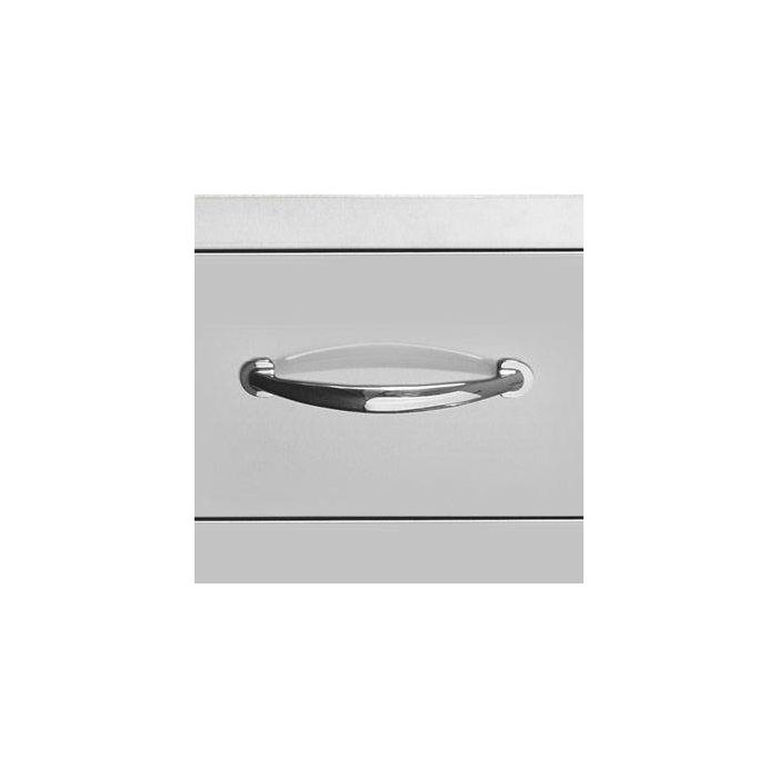 Summerset 20 20x27 Inch 2 Bin Trash & Recycling Drawer - Stainless Steel Under Sink Waste Container for Kitchen & Bathroom Organization (Model SSTD2 20)
