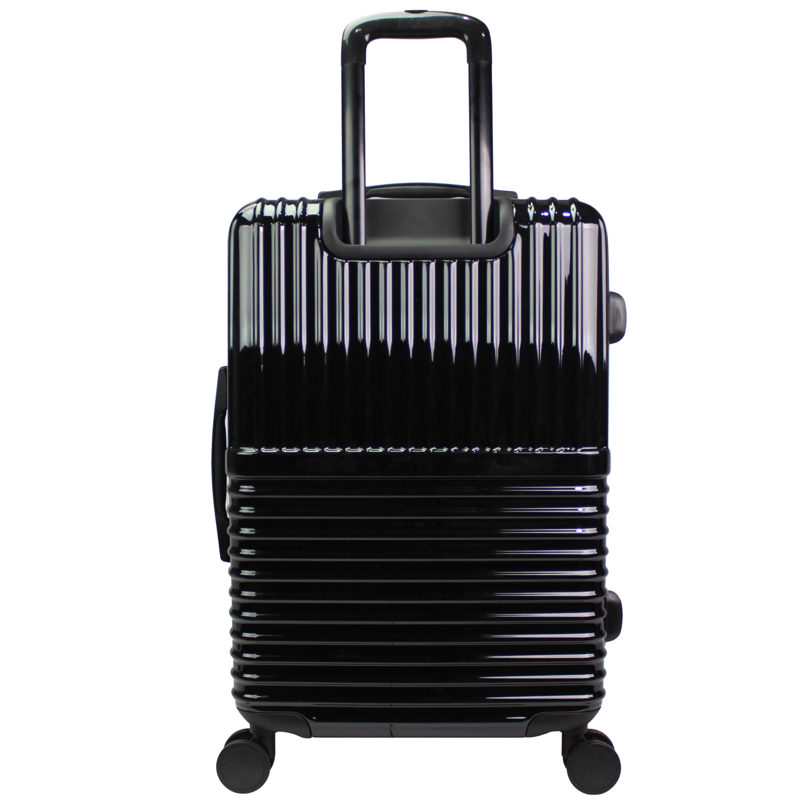 World Traveler Dejuno Tonal Lightweight Polycarbonate Hardside Expandable Spinner Luggage Suitcase with TSA Lock, Onyx, 28-inch - Perfect for International Flights, Business Trips & Family Vacations