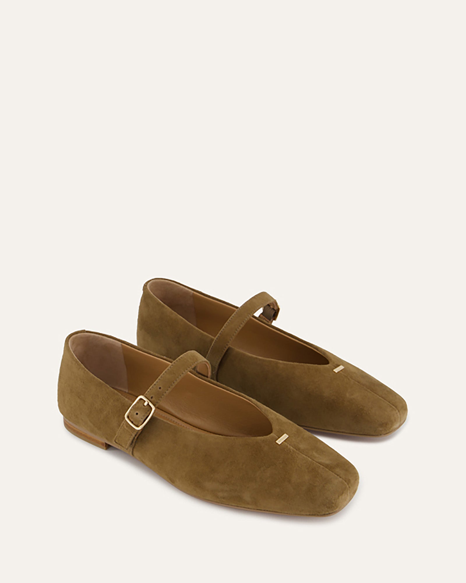 April Casual Flats Bark Suede Shoes - Comfortable Women's Loafers for Work, Travel & Everyday Wear