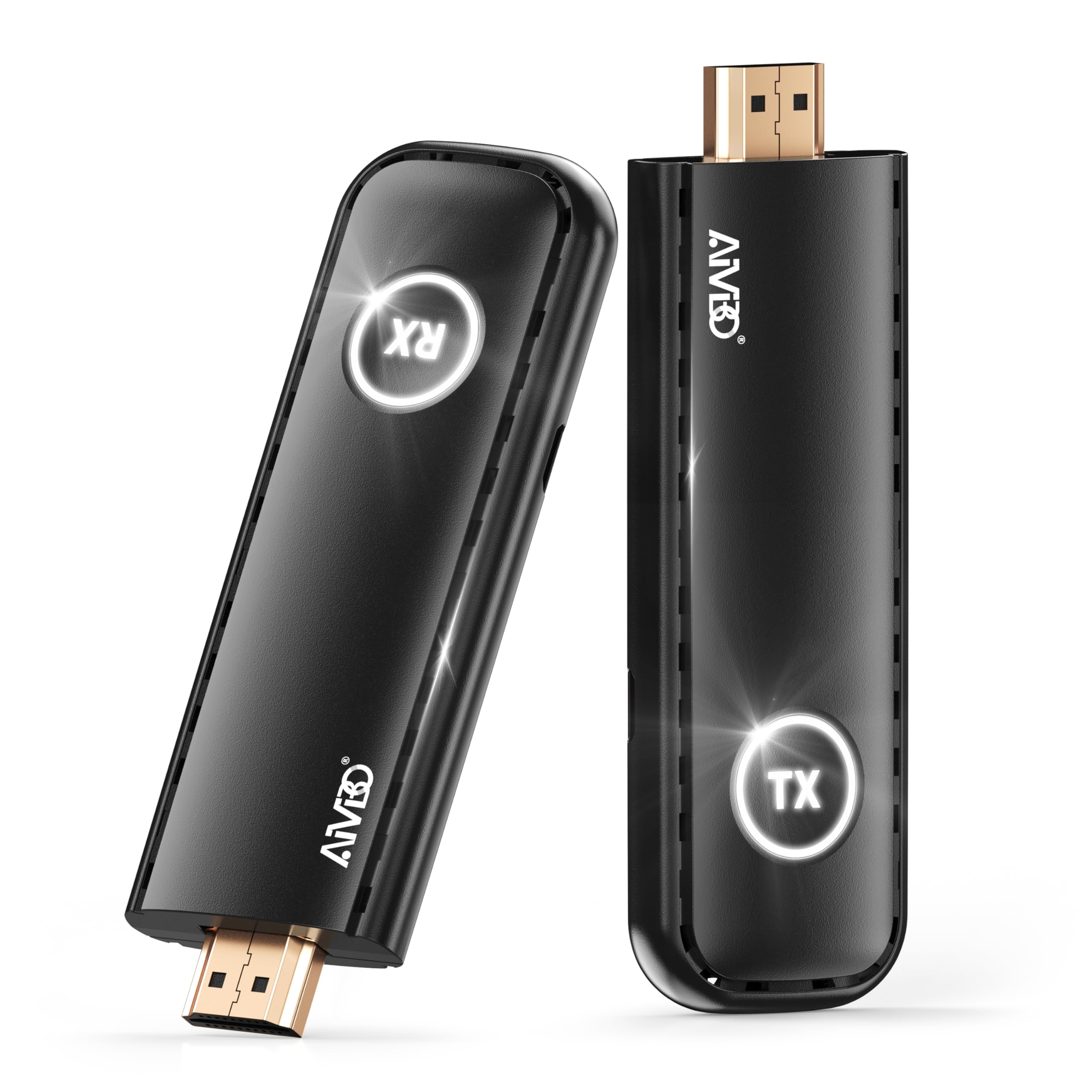 TIMBOOTECH Wireless HDMI Transmitter and Receiver 4K Ultra HD, 5.8GHz 1080P@60fps - Stream Video & Audio from Laptop, PC, Cable Box, Camera to TV/Monitor - Plug & Play, Portable HDMI Extender Up to 165FT/50M Range - Perfect for Home Theater, Gaming, Presentations & Live Streaming