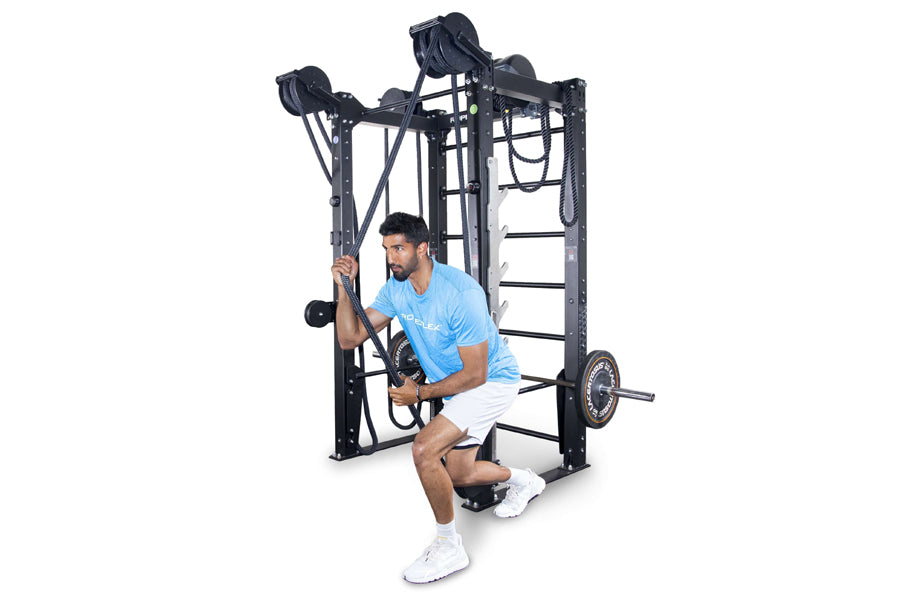 Ropeflex RX8200 Infinity Rack Rope Trainer - Professional Strength Training Equipment for Home & Gym | Perfect for Boxing, MMA, CrossFit & Fitness Workouts