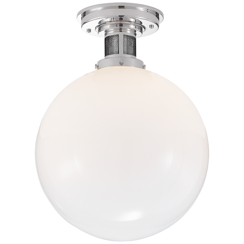 McCarren Medium Flush Mount Ceiling Light - Modern LED Fixture for Bedroom, Kitchen & Hallway Lighting