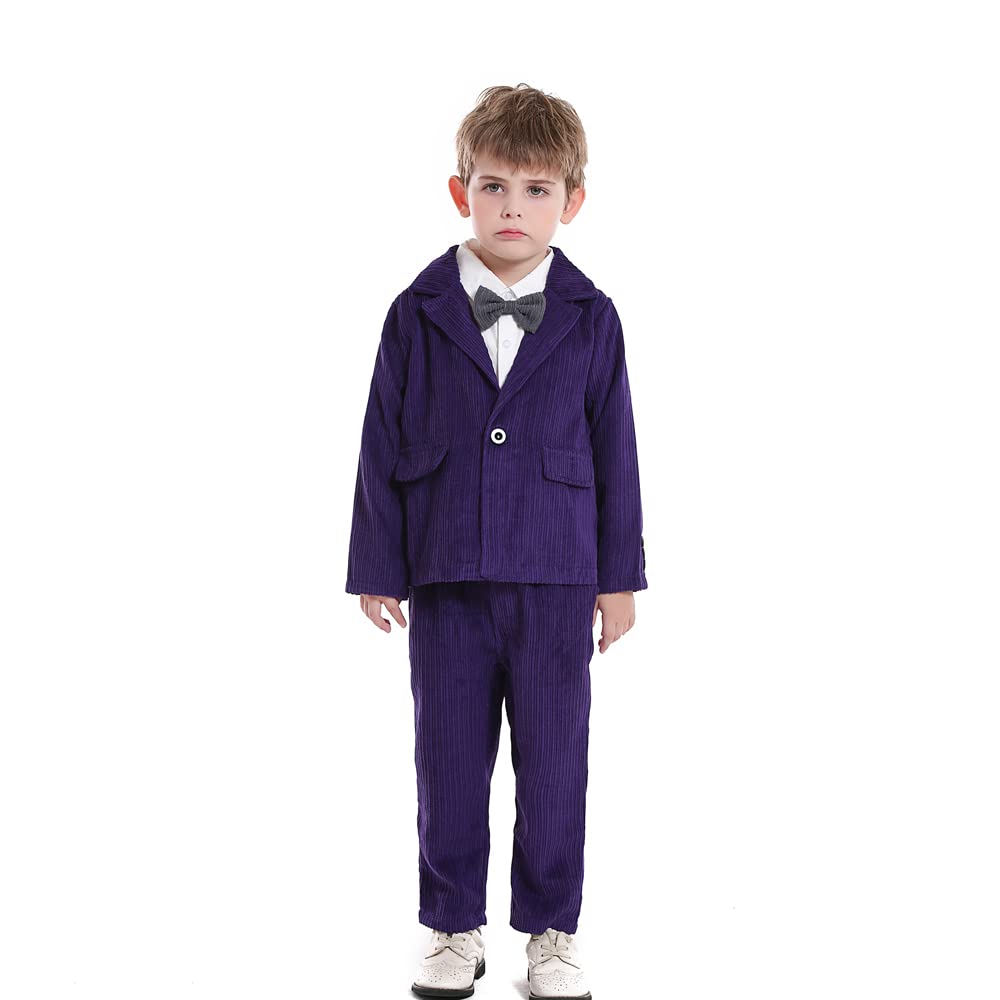 Baby Boy's 3-Piece Formal Suit Set - Bowtie, Shirt, Blazer & Pants for Weddings & Special Occasions | Gentlemen Outfit for Infants & Toddlers