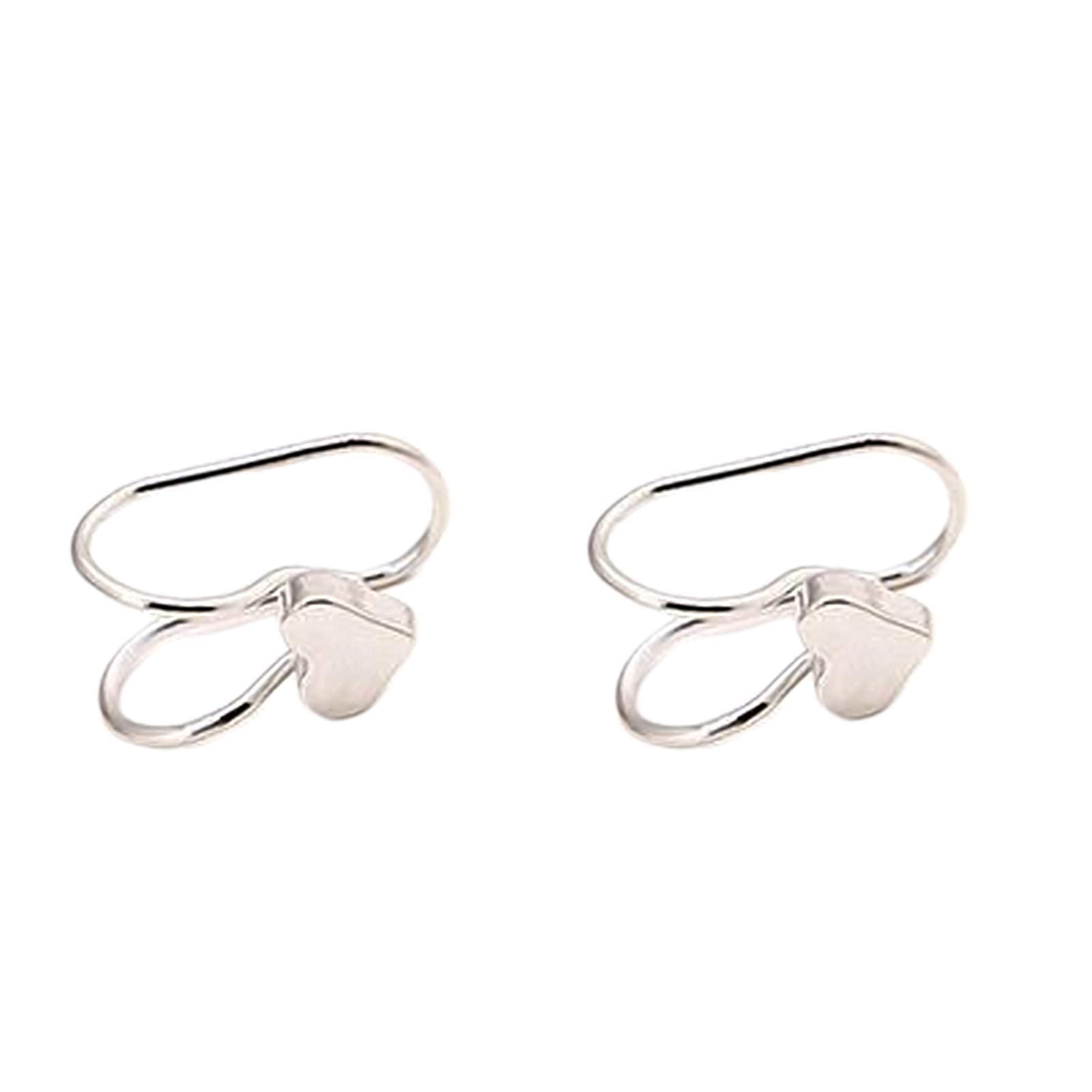 Elegant 2Pcs U-Shaped Five-Pointed Star Ear Cuffs for Women - Perfect for Dating, Parties & Special Occasions | Trendy & Stylish Jewelry Gift
