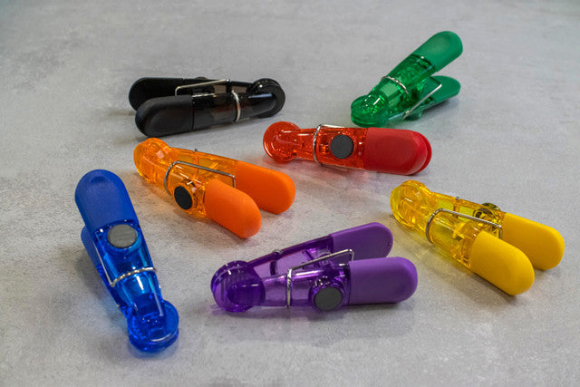 Strong Magnetic Bag Clips - 7 Pack Multi-Color Sealing Clips for Kitchen, Pantry & Food Storage - Keep Chips, Snacks & Groceries Fresh
