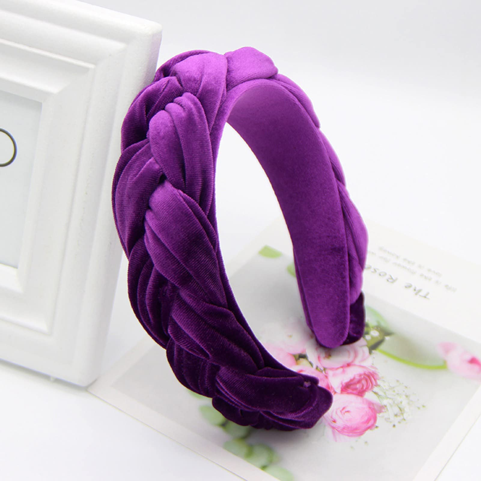 Andifangqi Soft Fabric Wide Brim Hair Clip & Headband - Anti-Deform Hair Hoop for Women & Girls | Perfect for Work, Gym, Yoga, and Everyday Styling