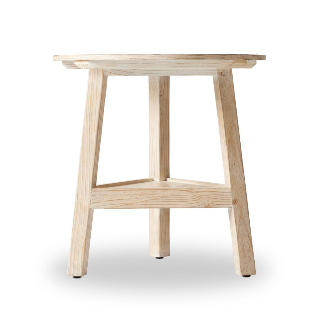 Premium Kickapoo River Cricket Table - Natural Pine Veneer Top for Outdoor & Indoor Use - Perfect for Patio, Garden, and Game Room Decor