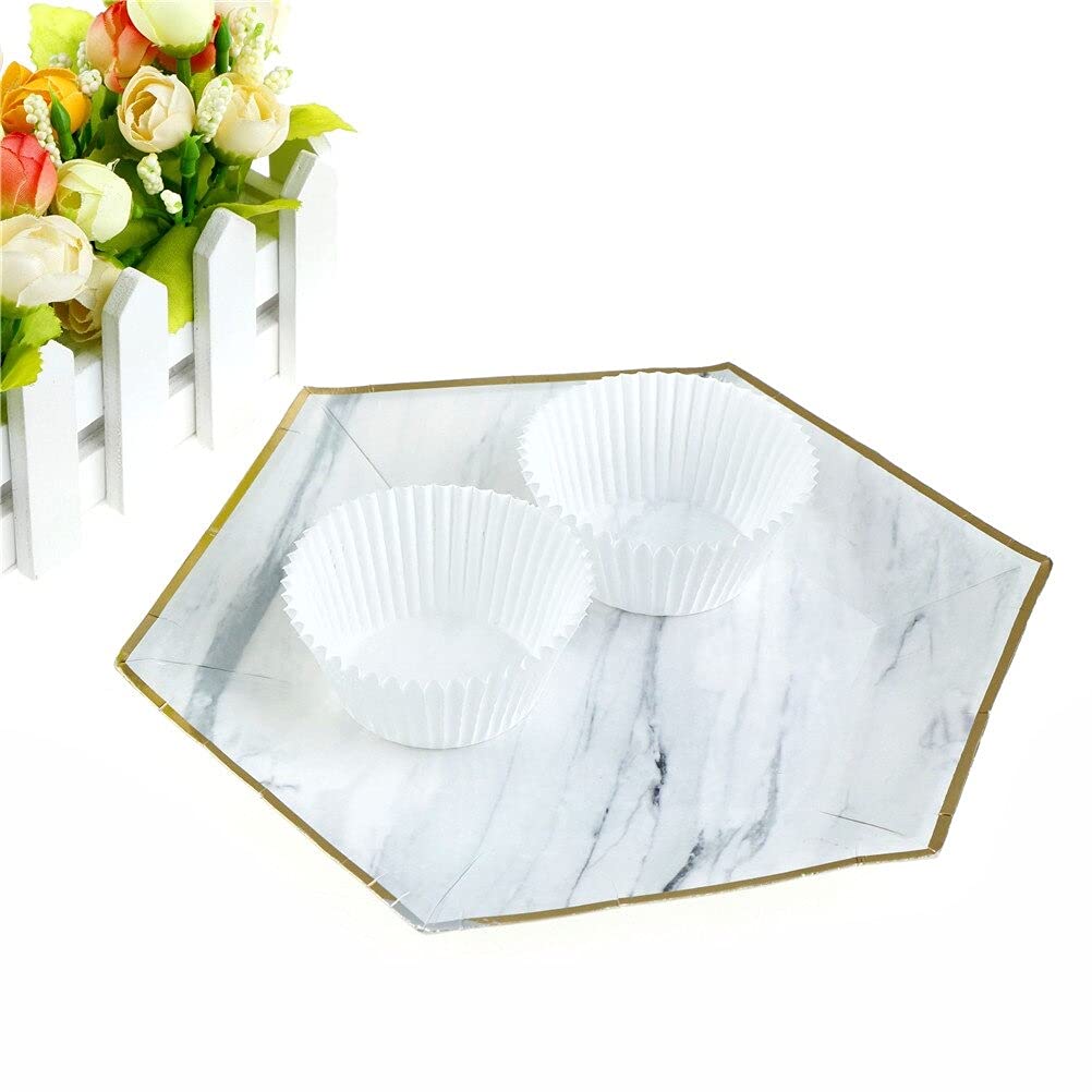 100-Pack Pure White Cupcake Liners - Disposable Muffin Baking Cups for Cupcakes, Egg Tarts & Pastries - Premium Kitchen Baking Accessories for Parties, Weddings & Home Baking