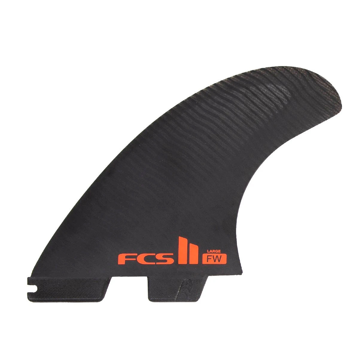 FCS II THRUSTER Firewire Surfboard Fins - PC Black Tri Fin Set (Medium Size) | Perfect for Shortboard Surfing & Performance Waves