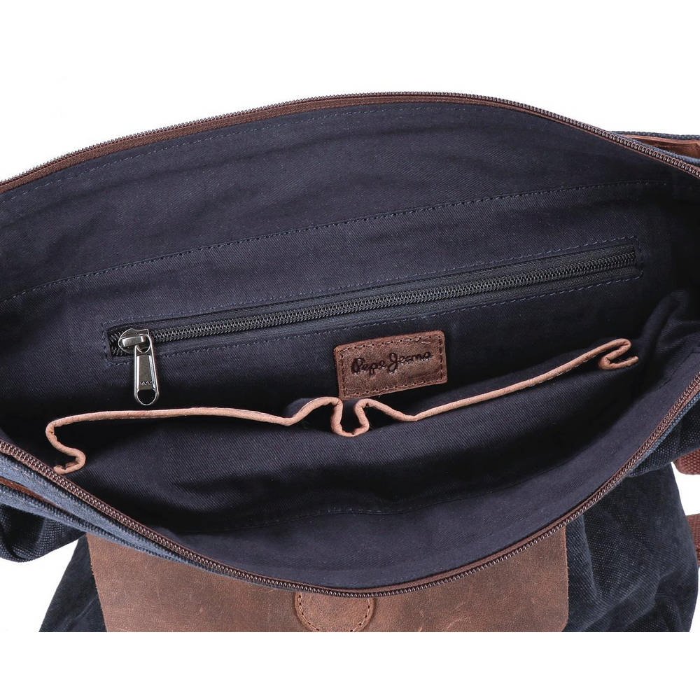 Pepe Jeans Horse Blue Laptop Backpack for Men & Women - 15.6 Inch Waterproof Travel Backpack with USB Charging Port - Perfect for Work, School, College and Business Trips