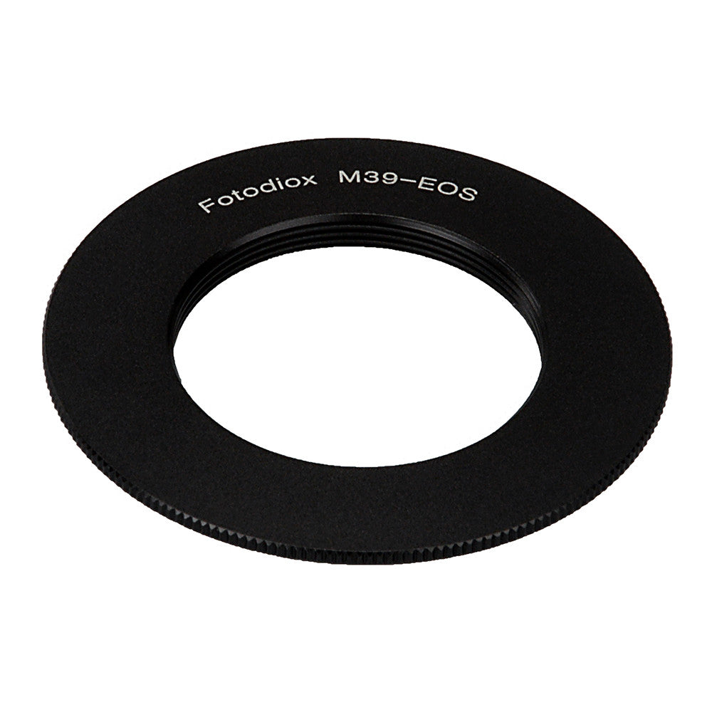 Fotodiox M39 Lens Mount Adapter - Russian M39 Thread to Canon EOS EF/EF-S Mount Converter (25.4mm Pitch) for Vintage Lens Photography & Film Making