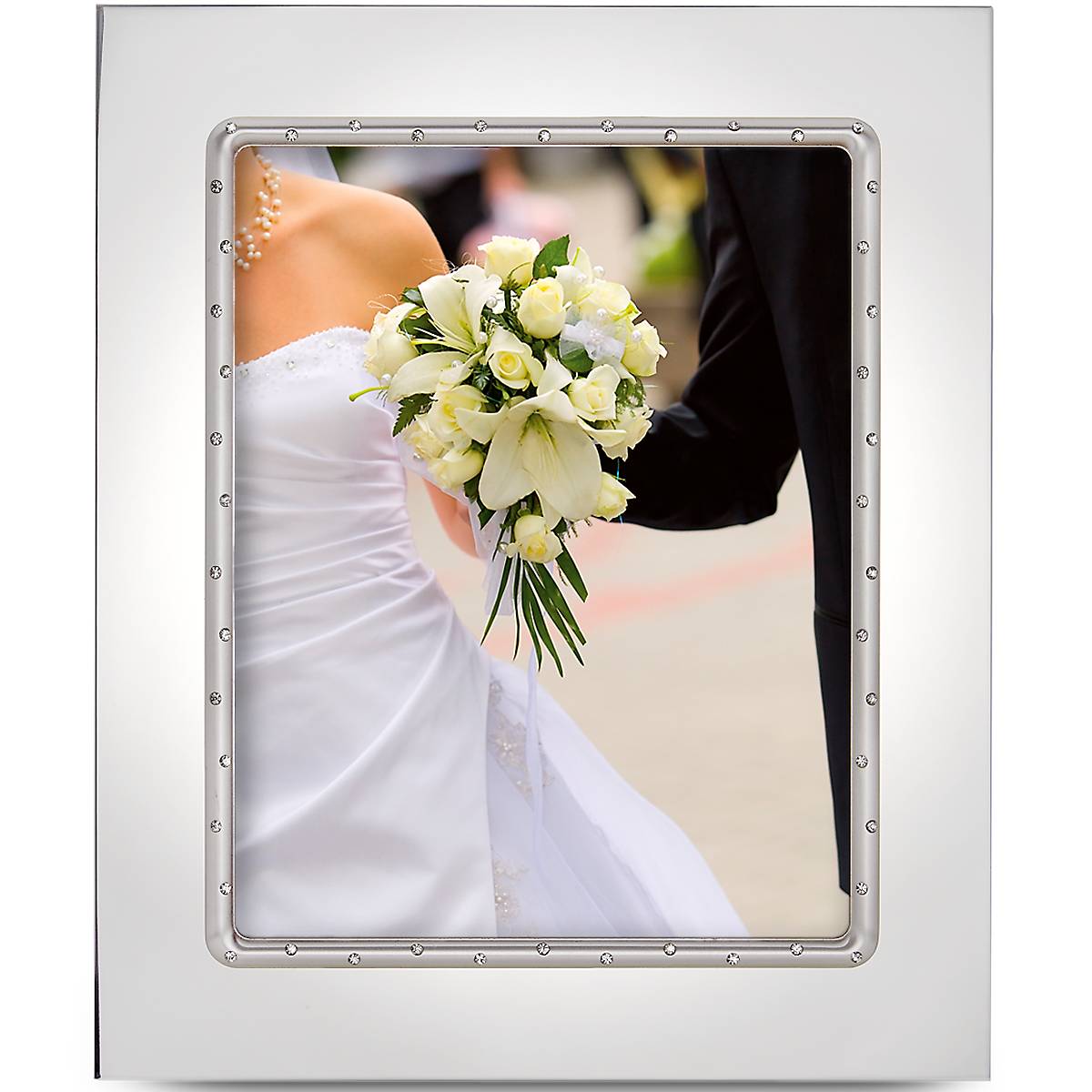 Devotion 8 x 10 Picture Frame - Elegant Wooden Photo Frame for Wall or Tabletop Display - Perfect for Home Decor, Wedding Photos, and Office Gifts