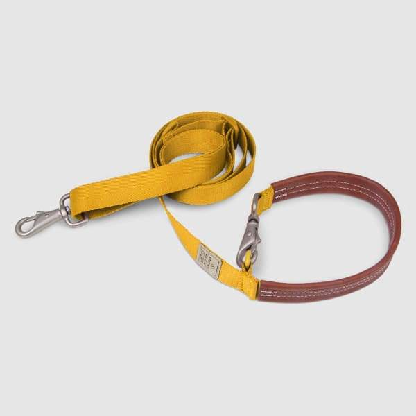 Durable Sputnik Multi-Function Reflective Yellow Dog Leash for Small & Large Dogs - Adjustable for Walking, Running & Outdoor Adventures