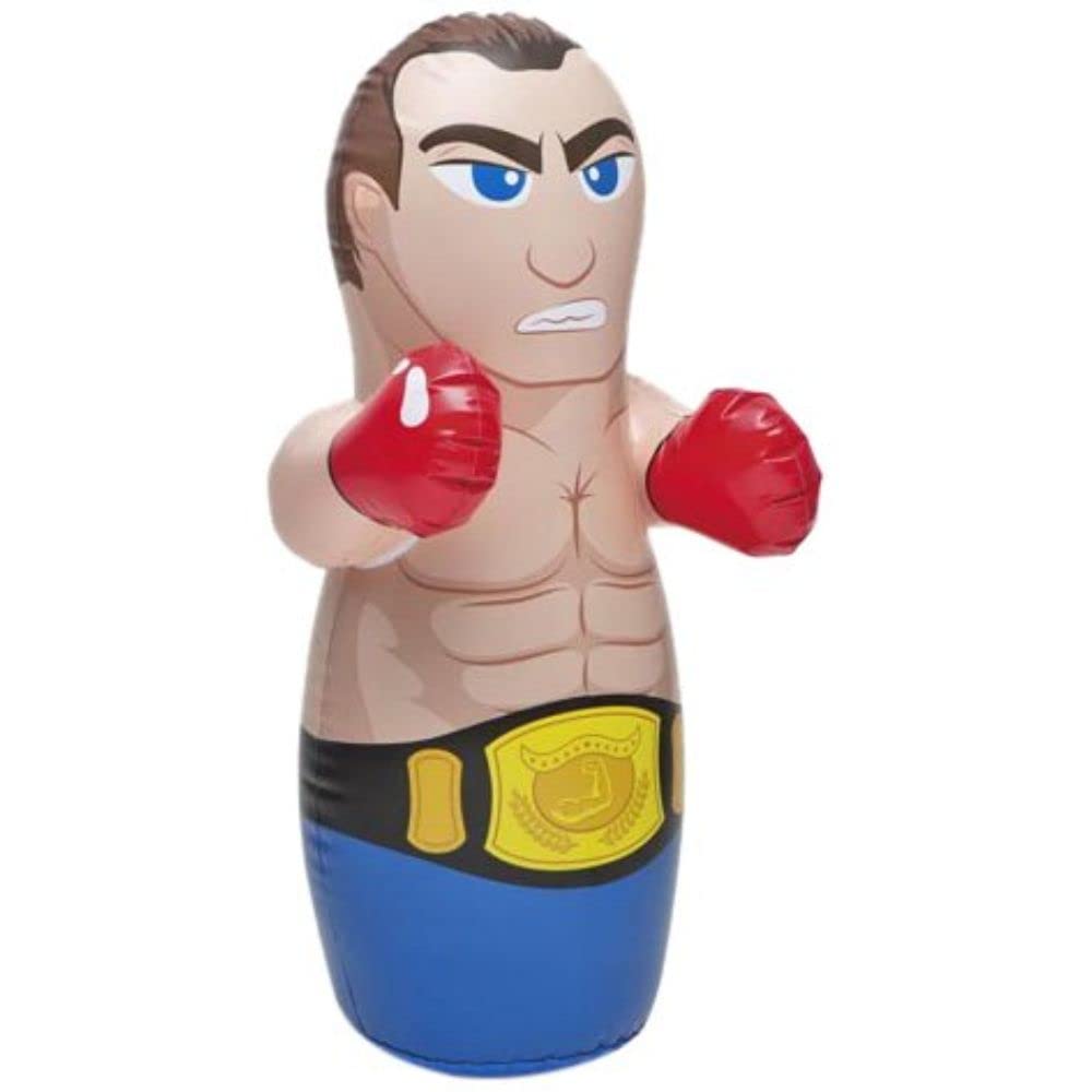 Intex 3-D Bop Bags for Kids - Inflatable Punching Toy with Stand for Indoor & Outdoor Play - Fun Birthday Gift for Boys & Girls - Perfect for Parties, Backyards, and Playrooms