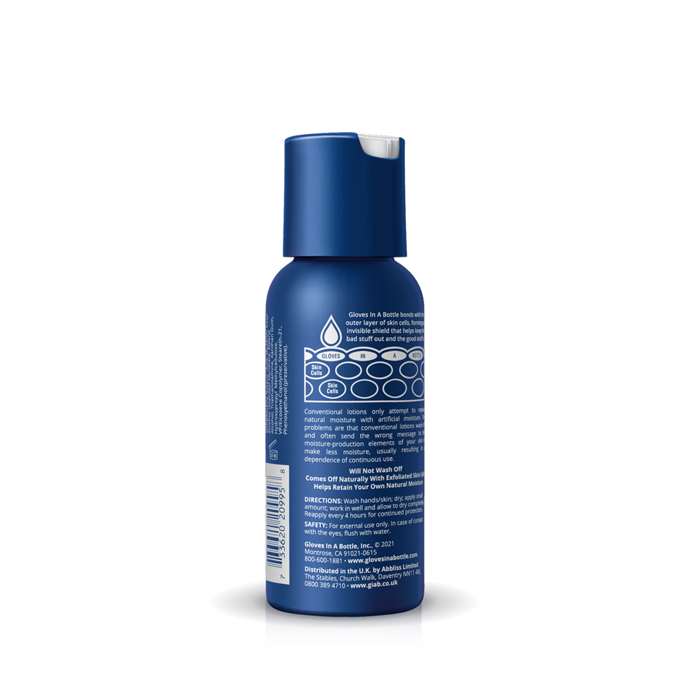 Gloves In A Bottle Shielding Lotion 60ml (2oz) - Moisturizing Hand Cream for Dry Skin Relief - Perfect for Winter Care & Frequent Hand Washers